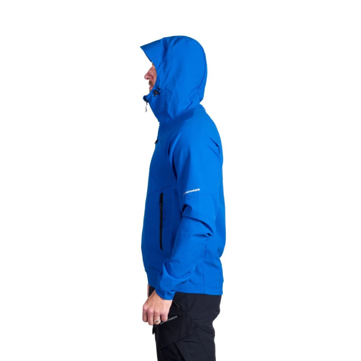 Pánska turistická softshellová bunda NORTHFINDER EWALD-281blue · záber 2