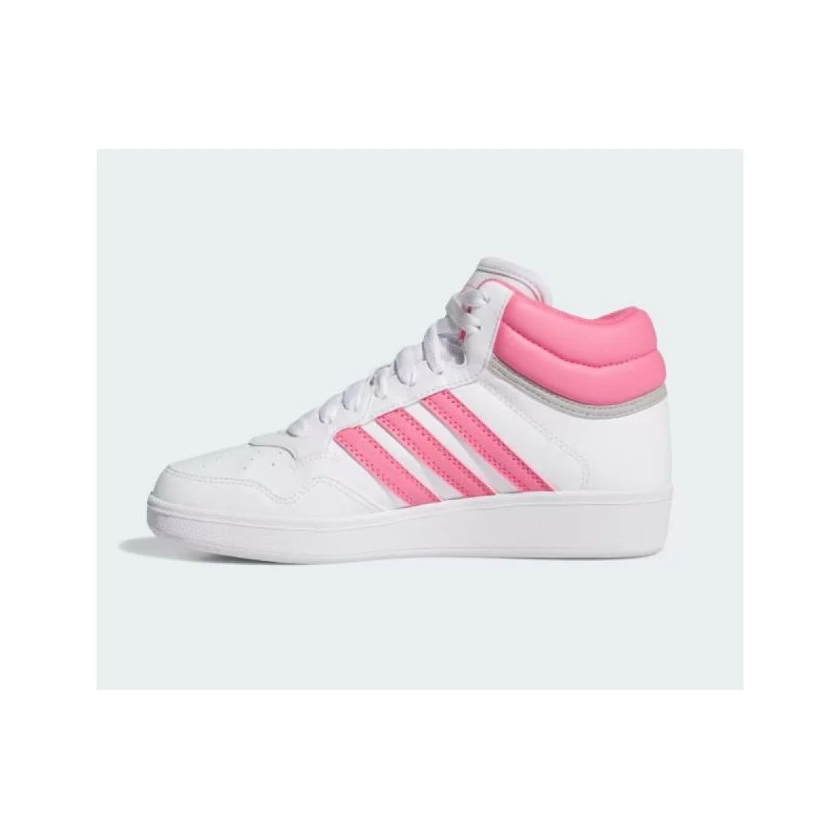Dievčenská rekreačná obuv ADIDAS Hoops 4.0 Mid Jr cloud white pink fuchsia grey two · záber 3