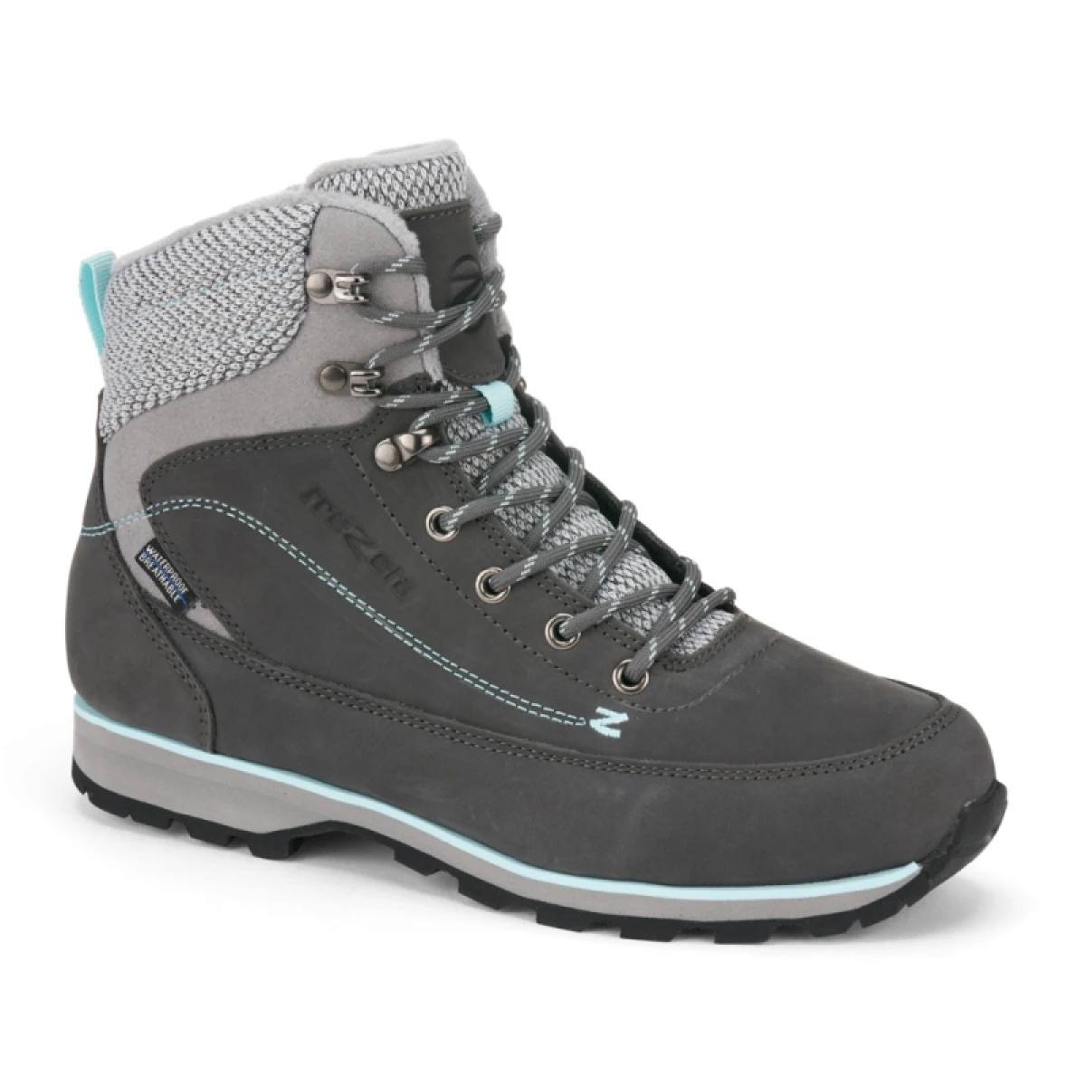 Dámske vysoké zimné topánky TREZETA Velvet Ws Wp, Grey Aquamarine · záber 2