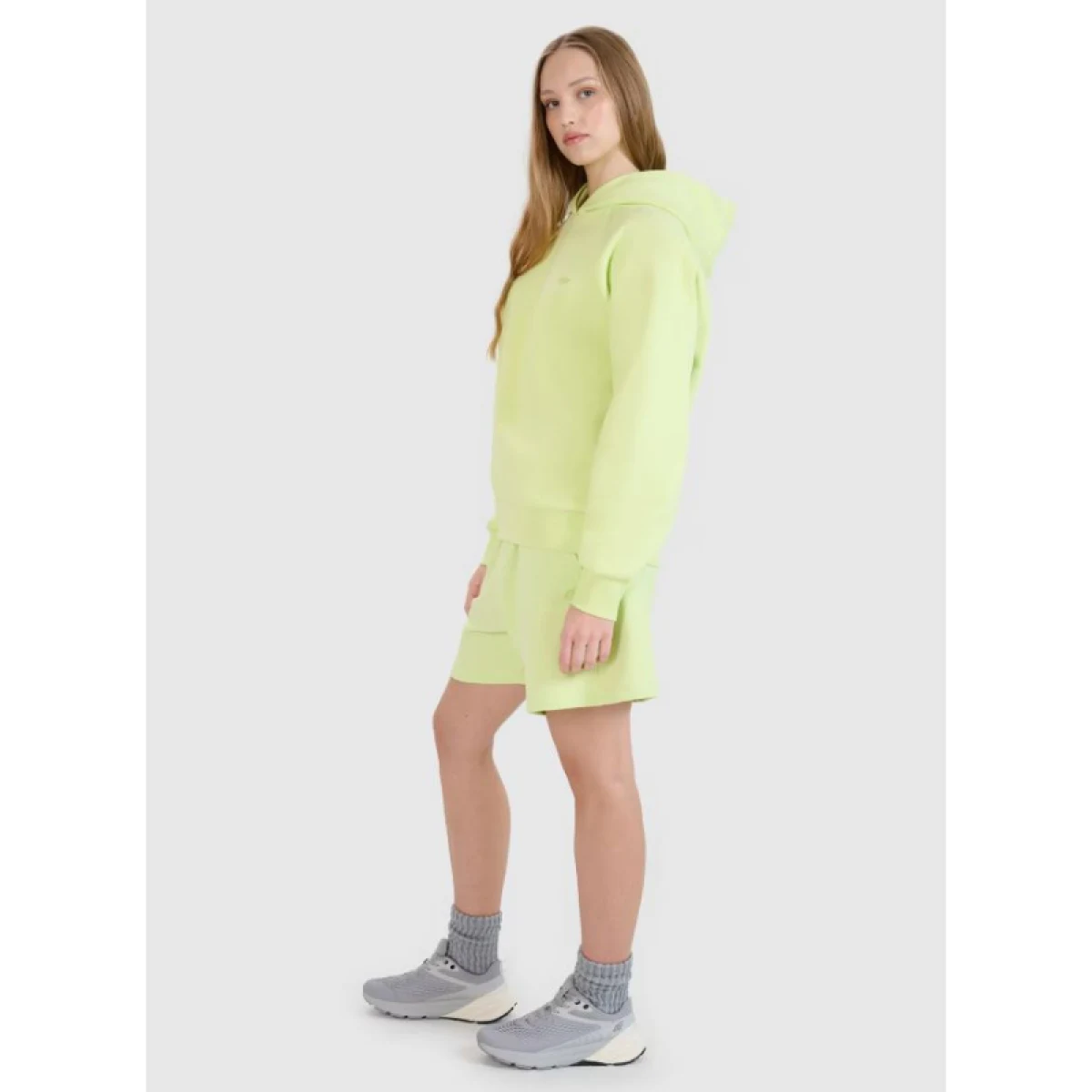 Mikina s kapucňou 4F SWEATSHIRT U1547-45S-CANARY GREEN · záber 5