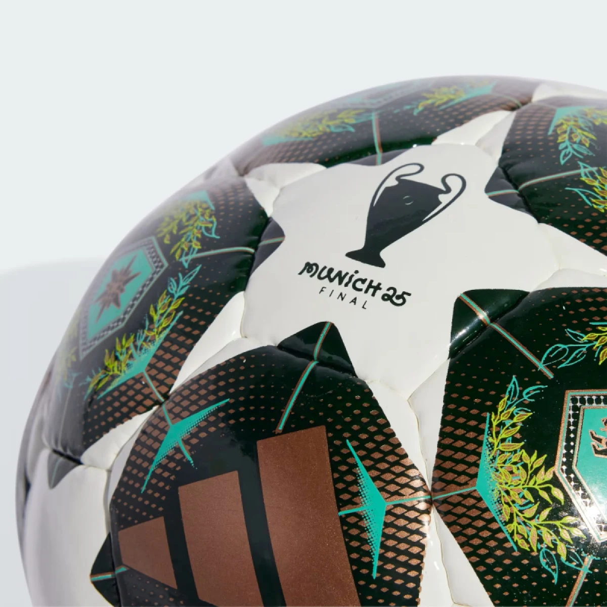 Futbalová halová lopta ADIDAS UCL PRO SAL WHITE SHAGRN SSLIME · záber 3