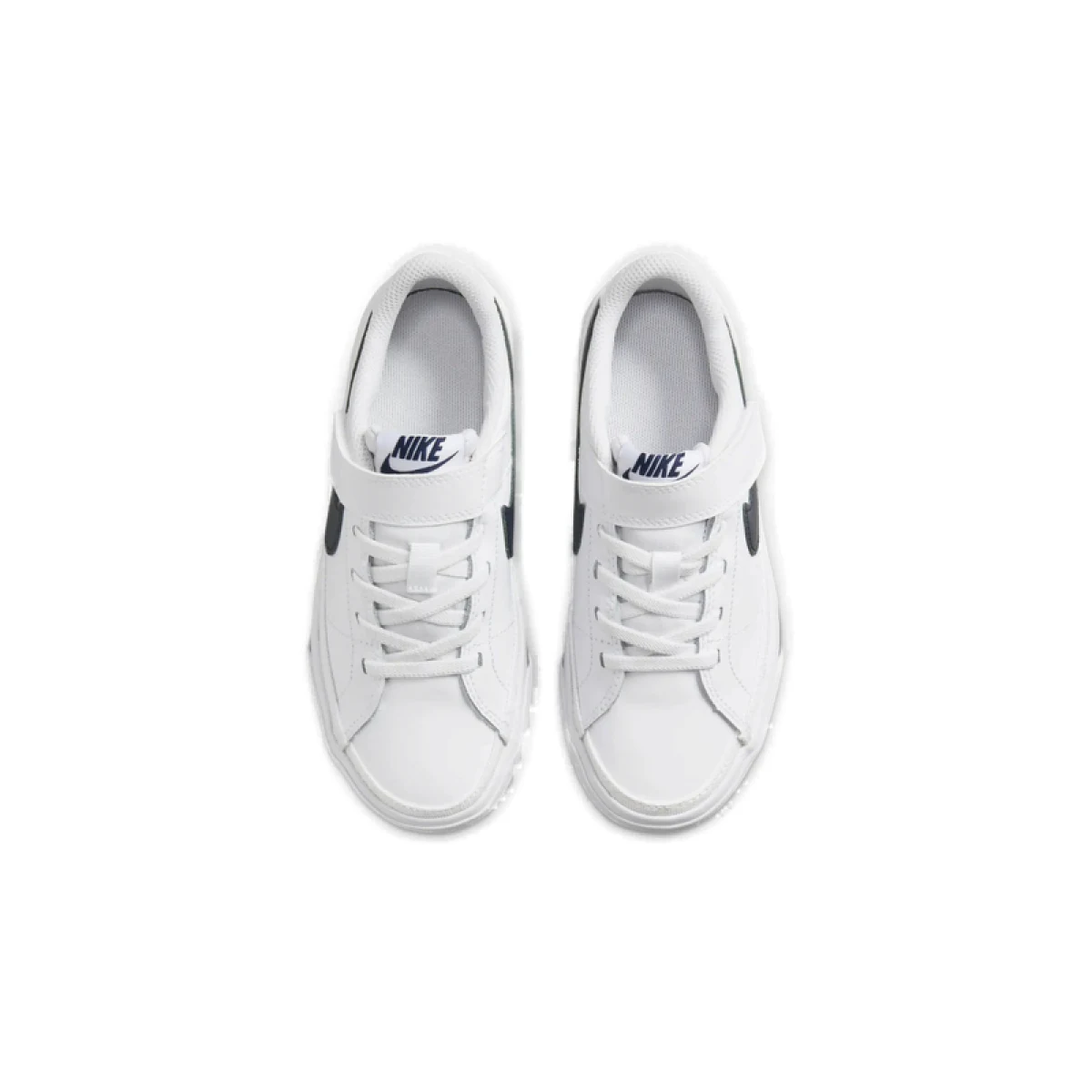 Chlapčenská rekreačná obuv NIKE Court Legacy K white midnight navy white · záber 3