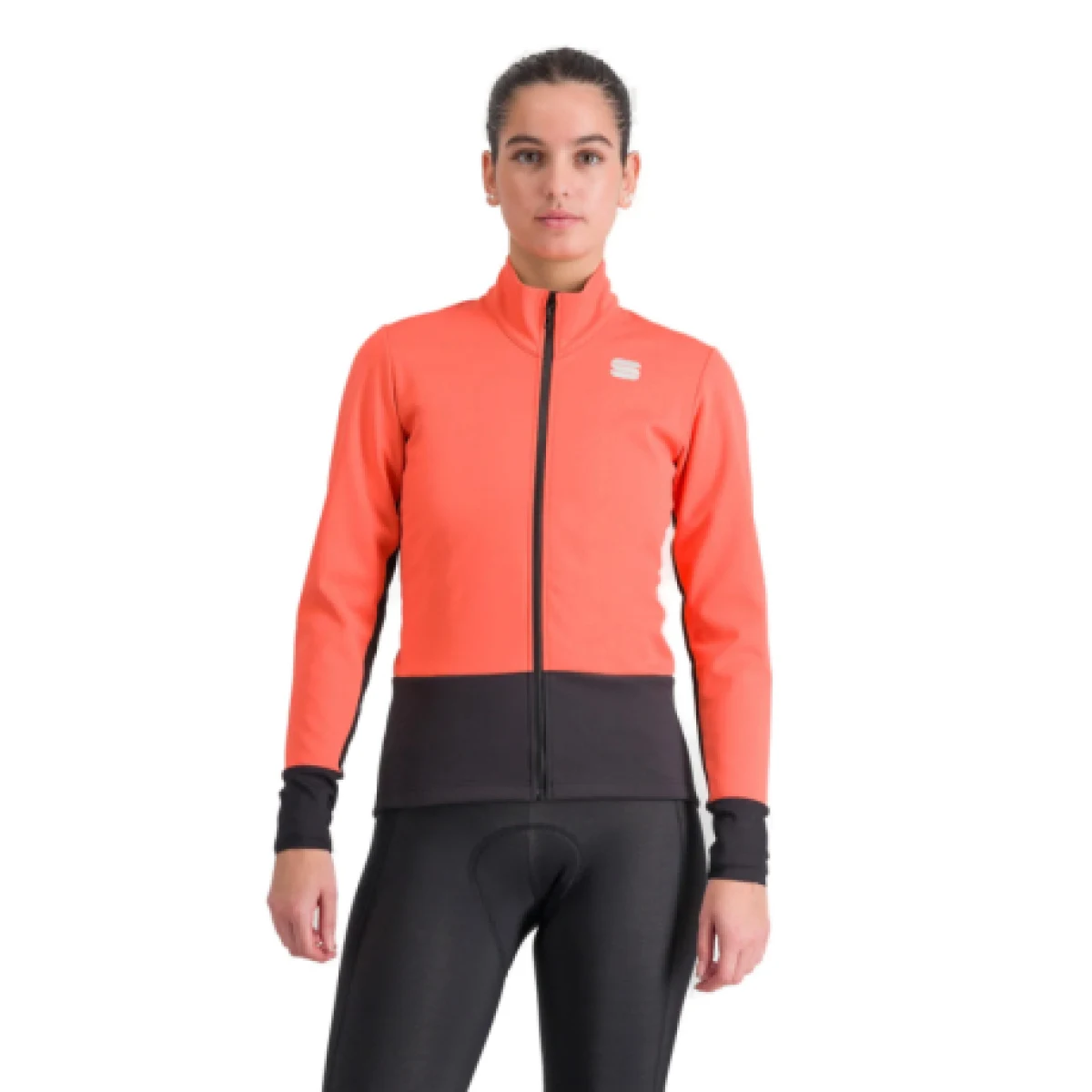 Dámska cyklistická bunda SPORTFUL Neo w softshell jacket, pompelmo · záber 1