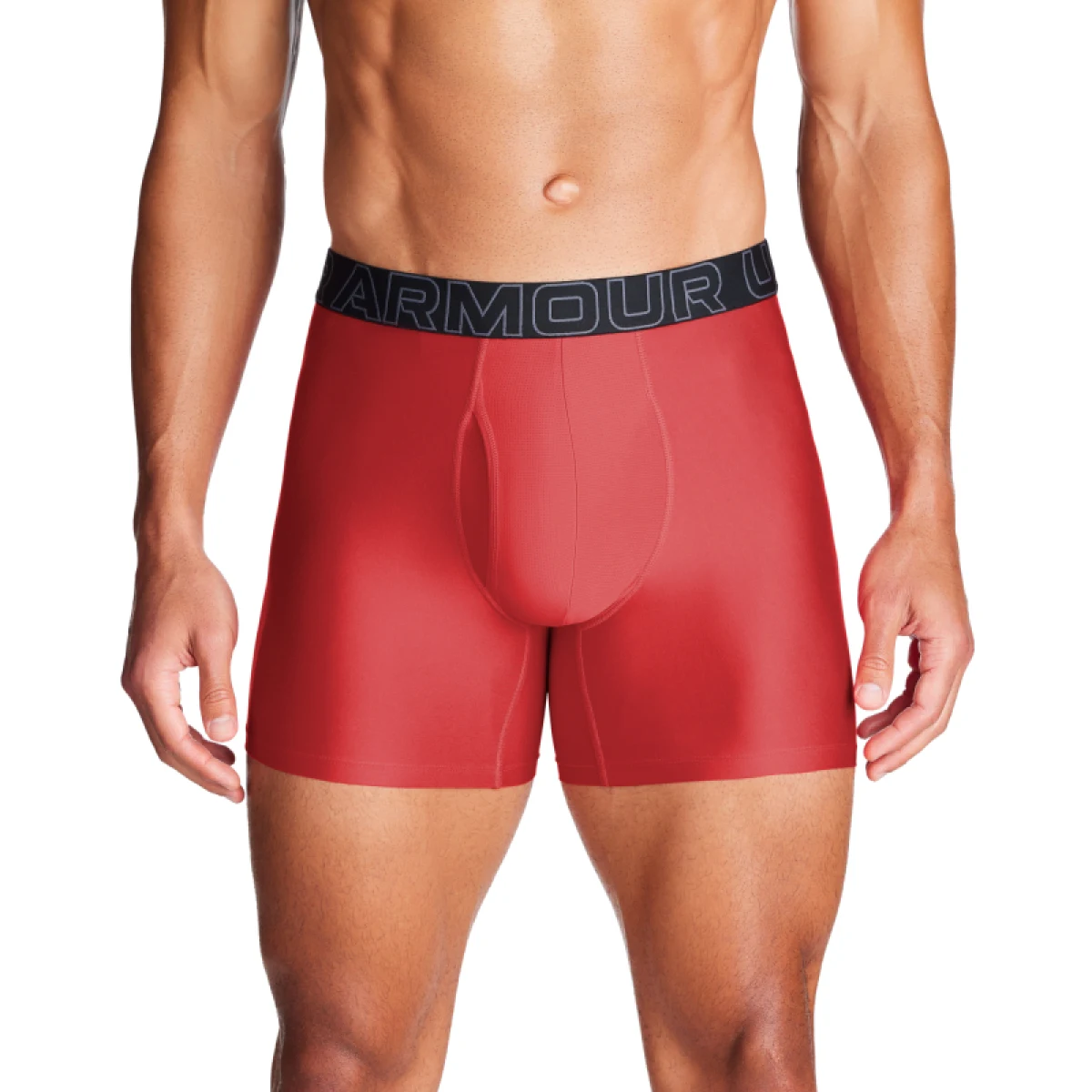 Pánske boxerky UNDER ARMOUR 3 PACK-UA PERFORMANCE TECH- SOLID 6in-MRN · záber 2