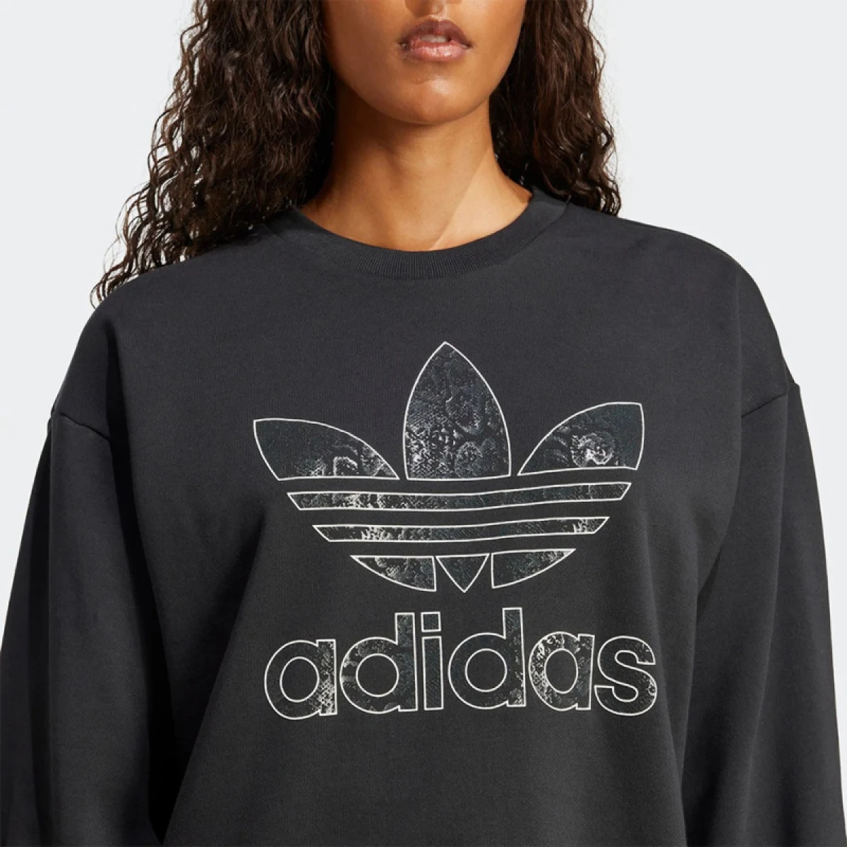 Dámska mikina ADIDAS ORIGINALS SNAKE CREW-BLACK · záber 5