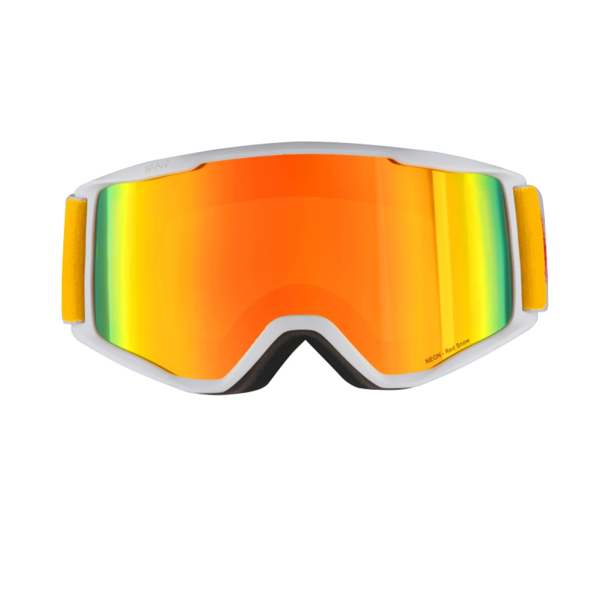 Lyžiarske okuliare RED BULL SPECT NEON 05RE2, white brown with red mirror · záber 4