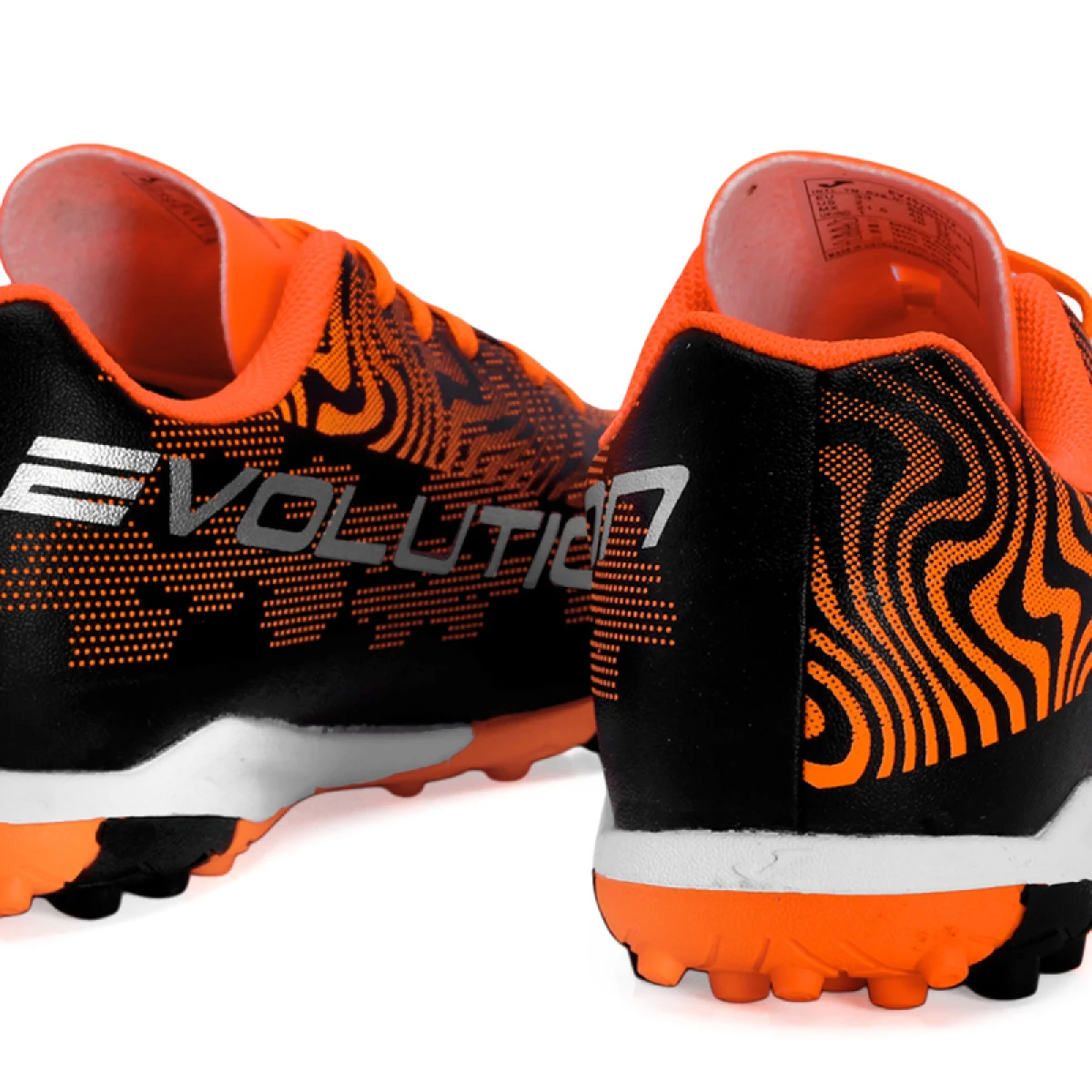 Chlapčenské futbalové kopačky turfy JOMA Evolution 2501 Jr TF black orange · záber 5