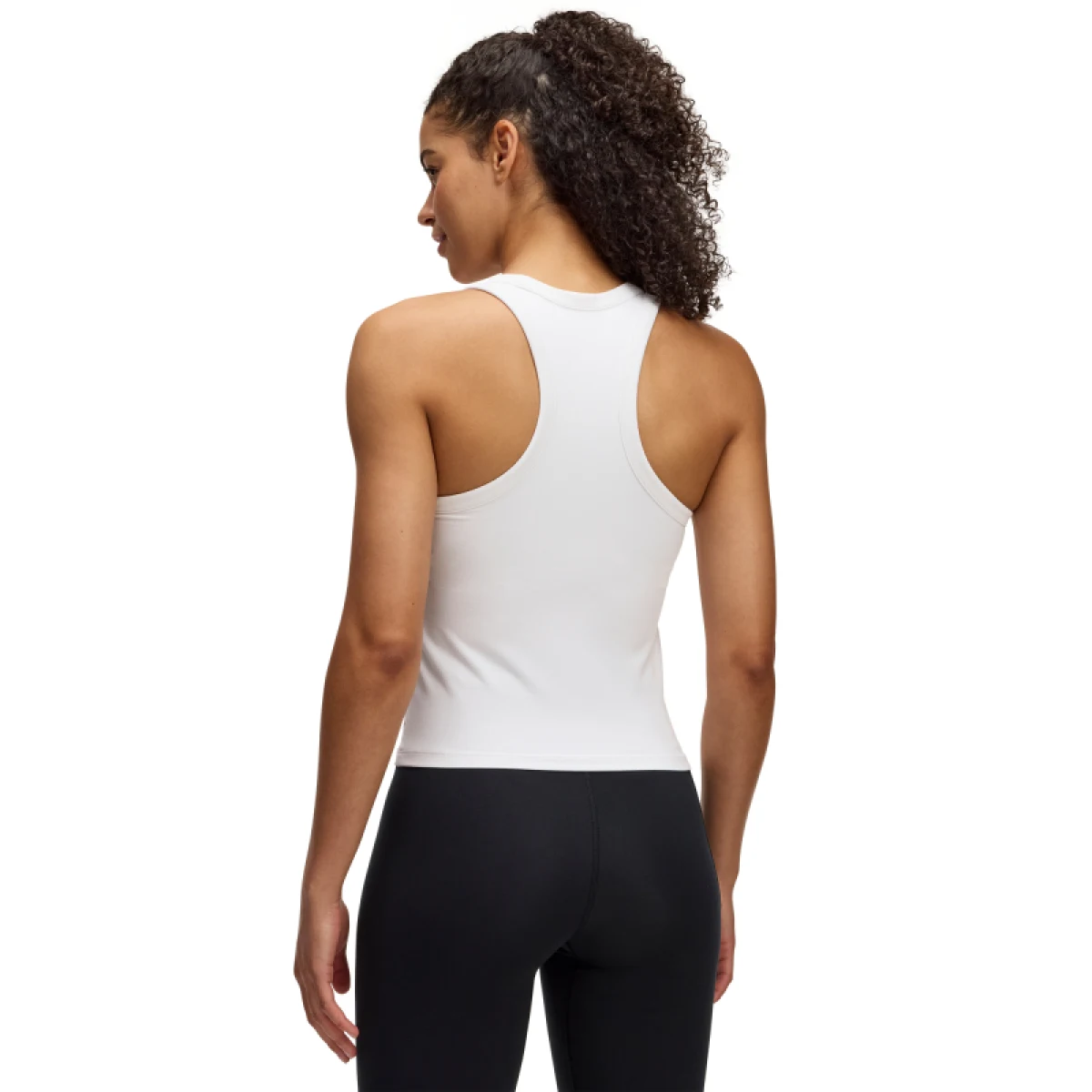 Dámske tréningové tielko UNDER ARMOUR Motion High Neck Tank-WHT · záber 2