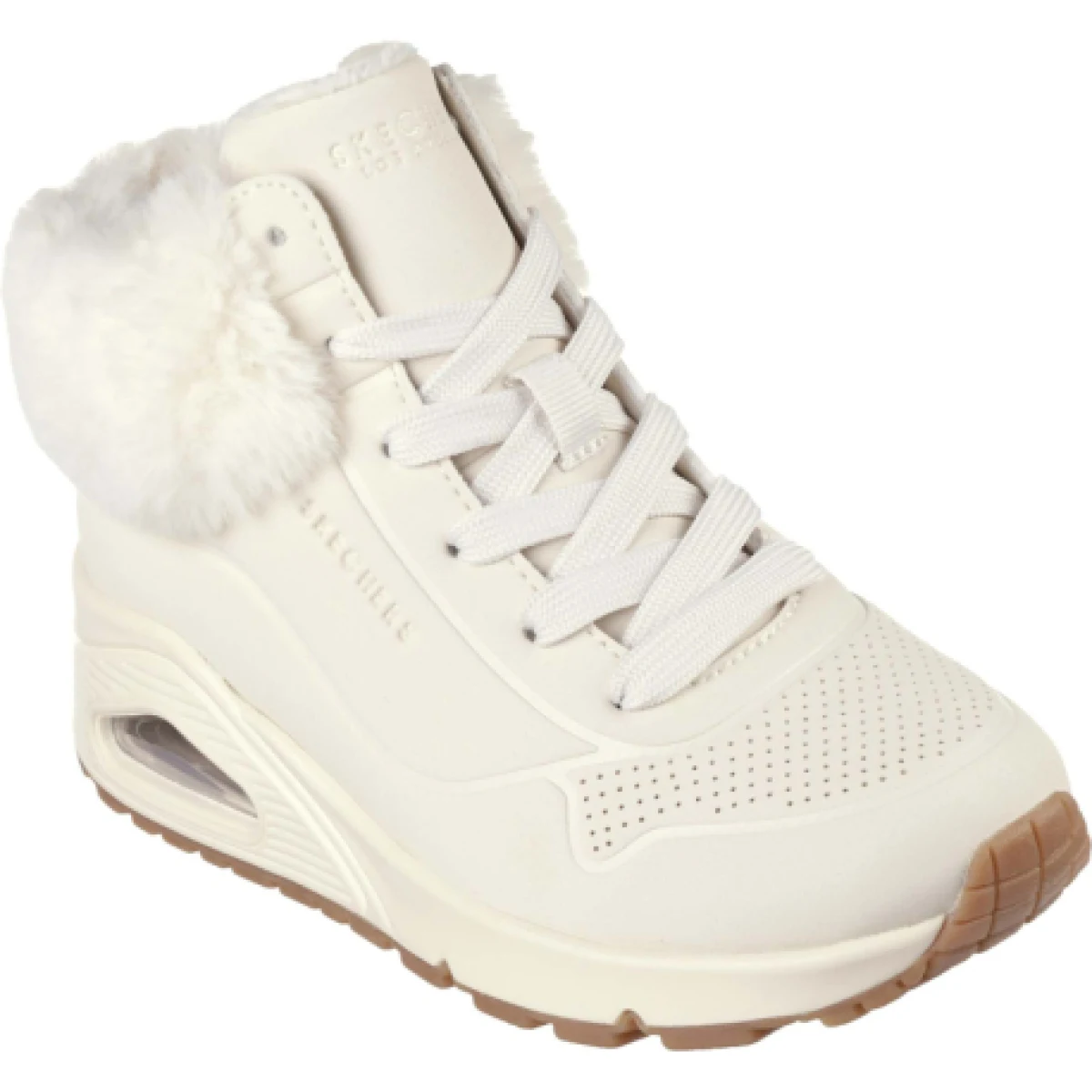 Dievčenské členkové zimné topánky SKECHERS Uno Fall Air natural · záber 1