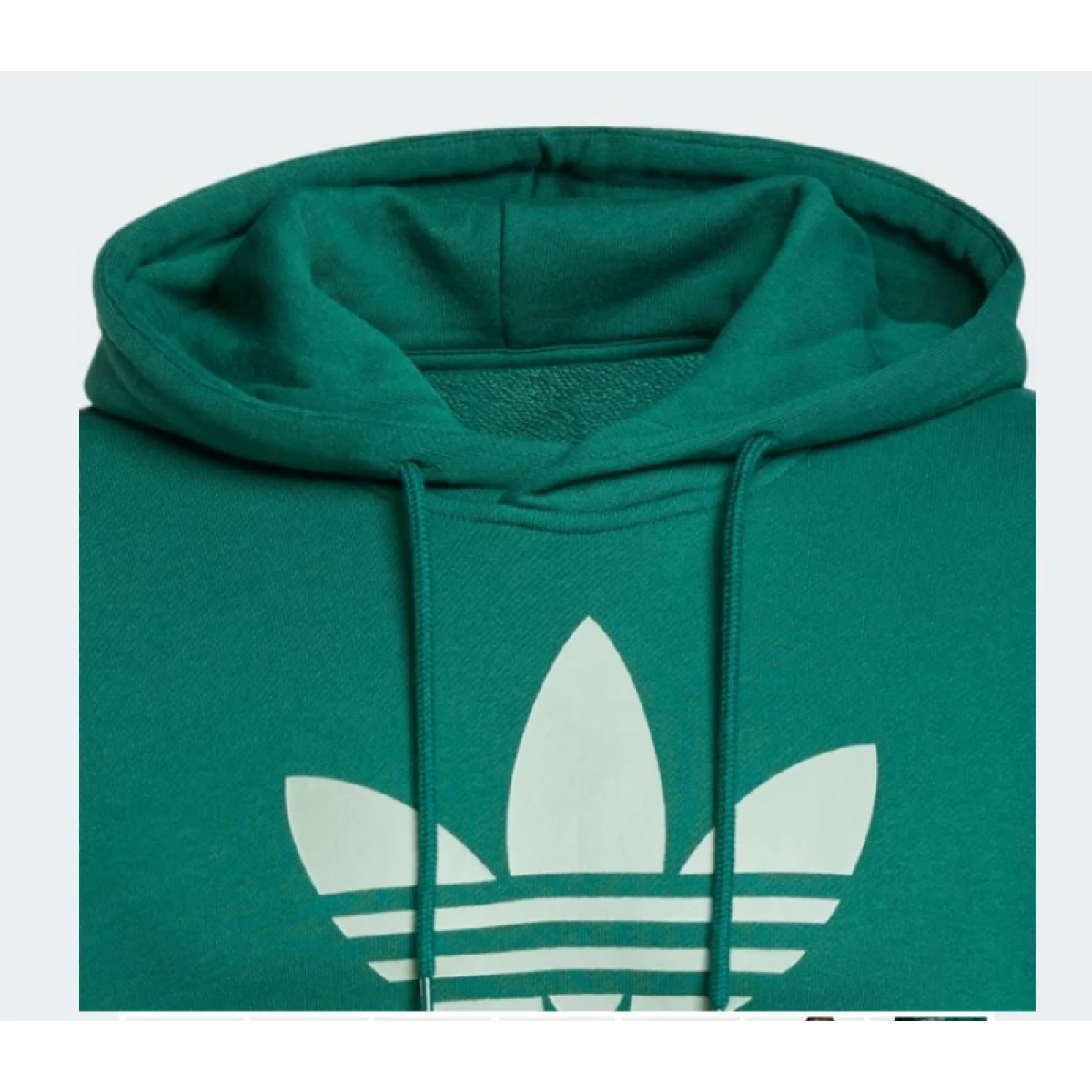 Pánska mikina s kapucňou ADIDAS ORIGINALS TREFOIL HOODY-CGREEN · záber 5