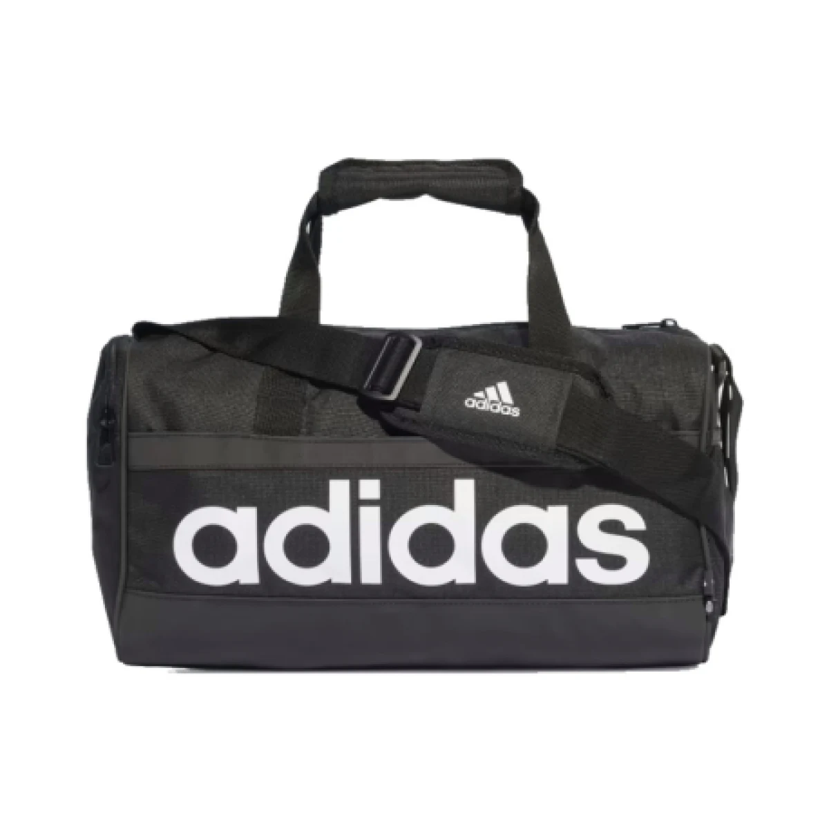 Dámska cestovná taška ADIDAS LINEAR DUF XS BLACK WHITE · záber 1