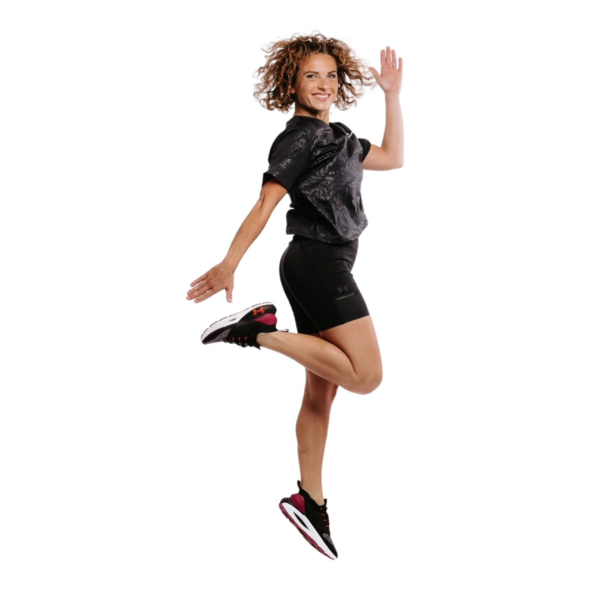 Dámske tréningové kraťasy UNDER ARMOUR UA Fly Fast 6 Short-BLK · záber 2