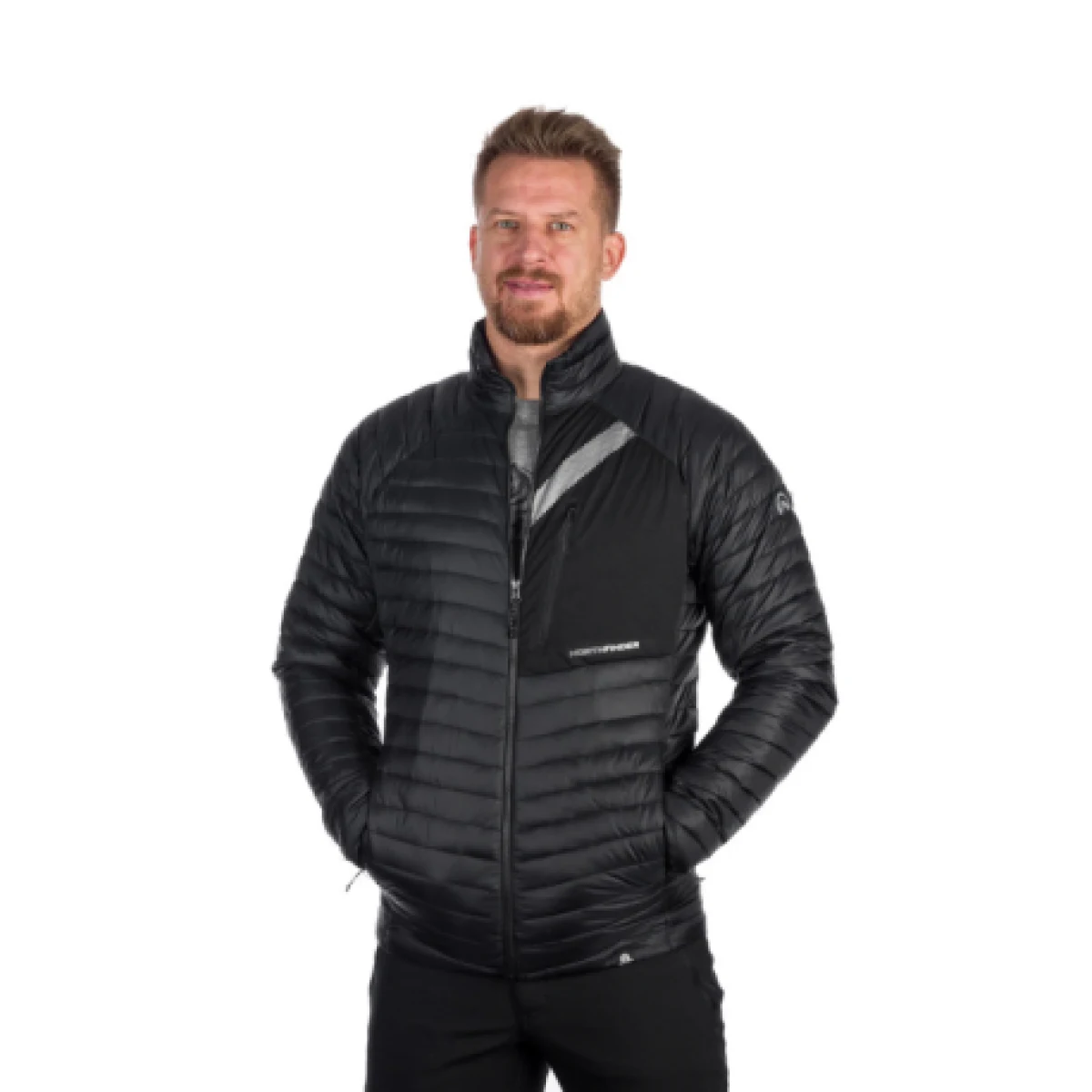 Pánska turistická bunda NORTHFINDER WILLARD-269-black · záber 1