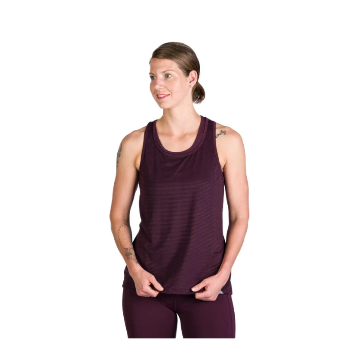 Dámske tréningové tielko NORTHFINDER SHERYL-481-plum · záber 2