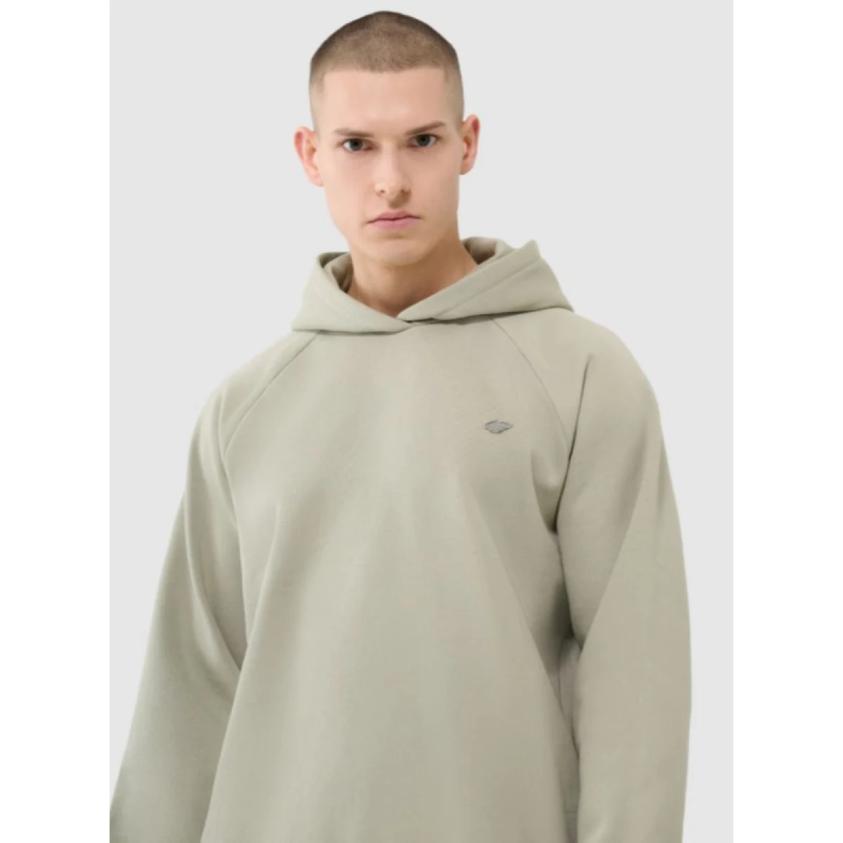 Mikina s kapucňou 4F SWEATSHIRT U1547-44S-OLIVE · záber 2