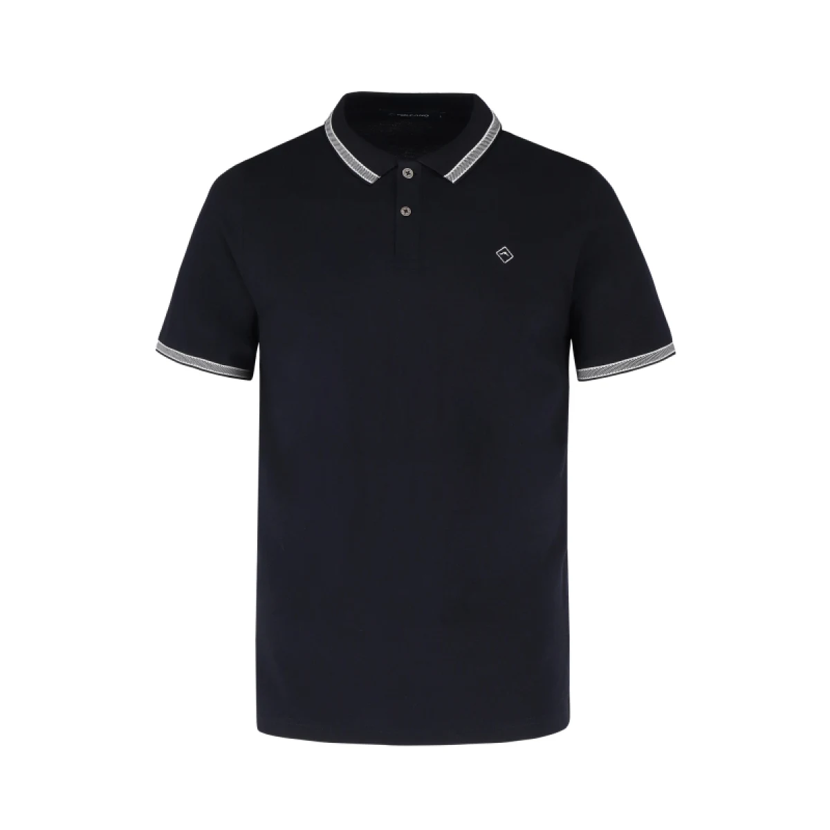 Pánske polo tričko s krátkym rukávom VOLCANO HARPER-600-NAVY · záber 4