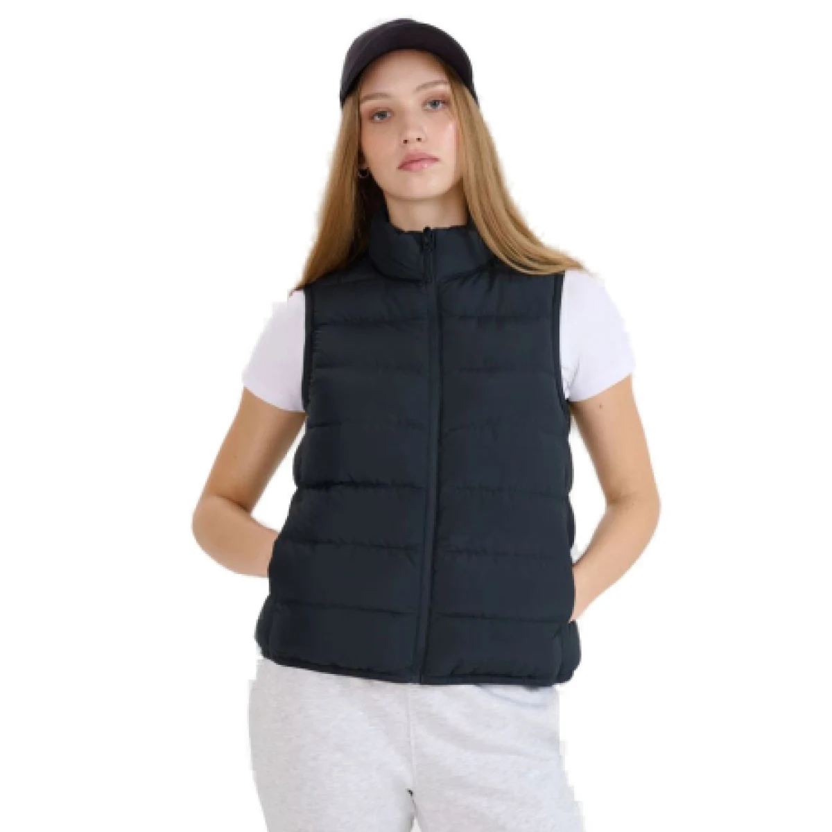 Dámska vesta 4F VEST JACKET-WSS25TVJAF187-20S-DEEP BLACK · záber 1