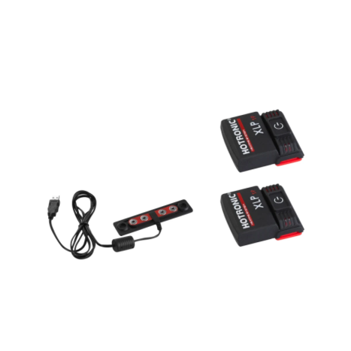 Náhradné betérie pre vyhrievané ponožky HOTRONIC Spare part SET 1 pair Battery XLP 1P Power + 1 pc recharger · záber 1