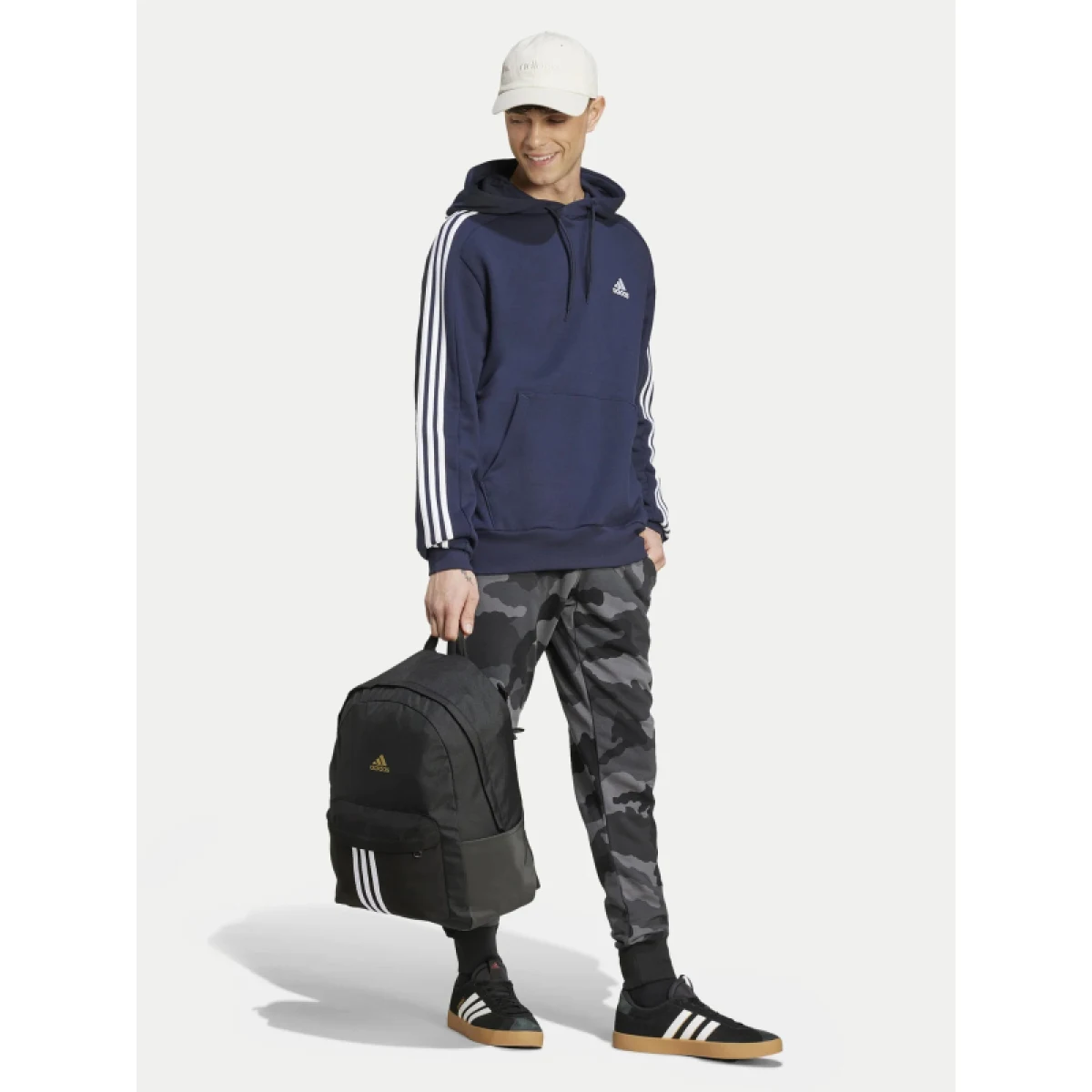 Pánske zateplené tepláky ADIDAS M CAMO PT-IY6636-Black · záber 4