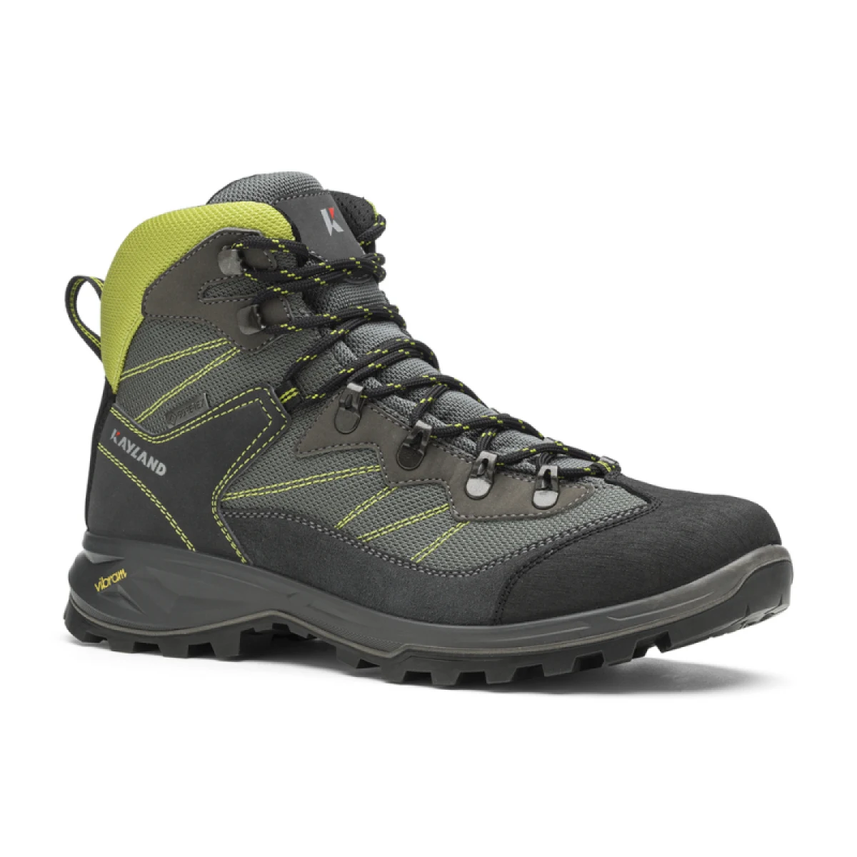 Pánska vysoká turistická obuv KAYLAND Taiga Evo Gtx, Grey Lime · záber 3