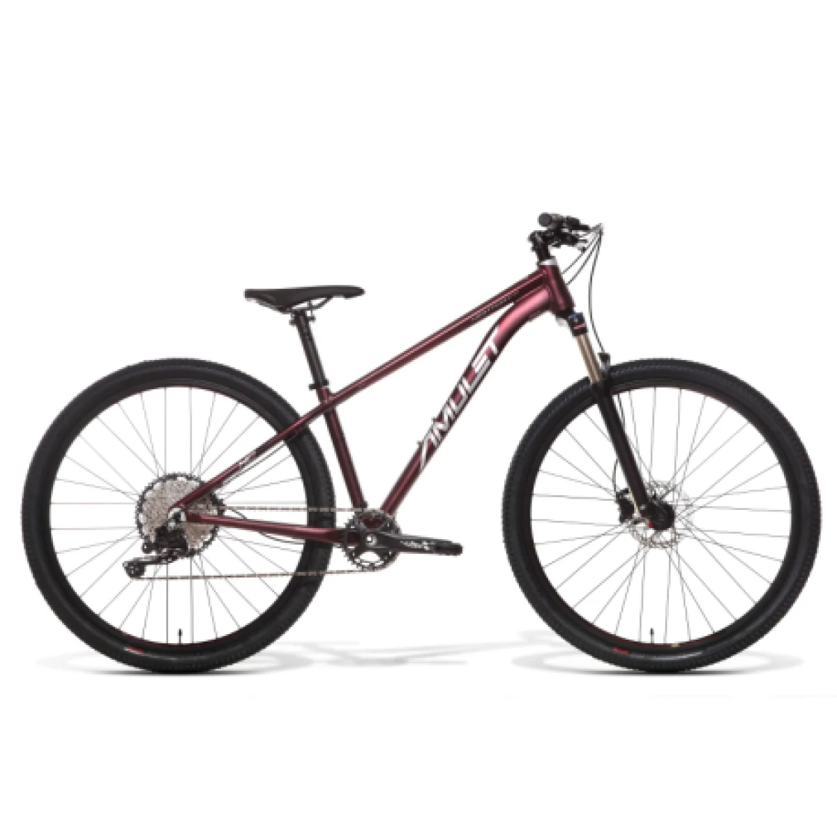 Dámsky horský bicykel AMULET 29 Night cat 6.0 SH, orient red white · záber 1