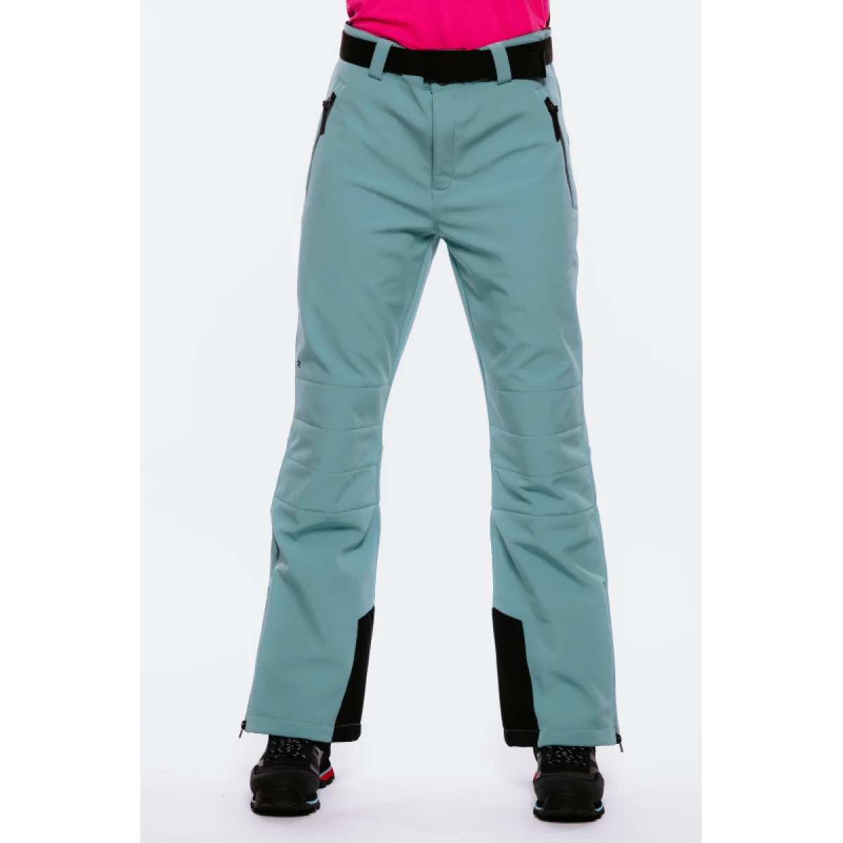Dámske lyžiarske softshellové nohavice AUTHORITY SP-GLAM pants W green · záber 2