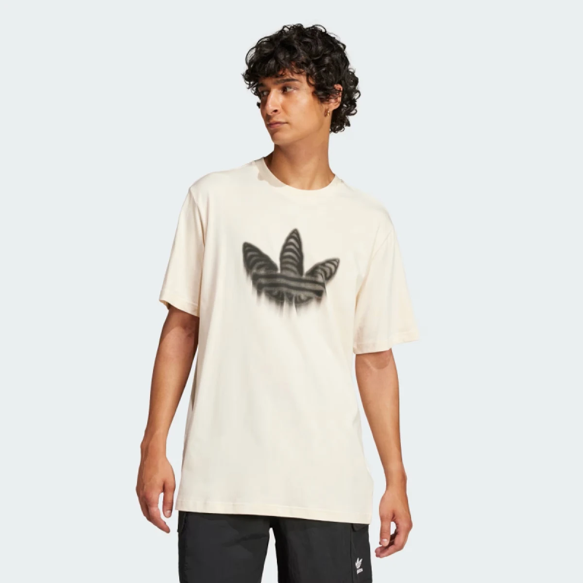 Pánske tričko s krátkym rukávom ADIDAS ORIGINALS SKELETON TR TEE-JN4559-Beige · záber 2