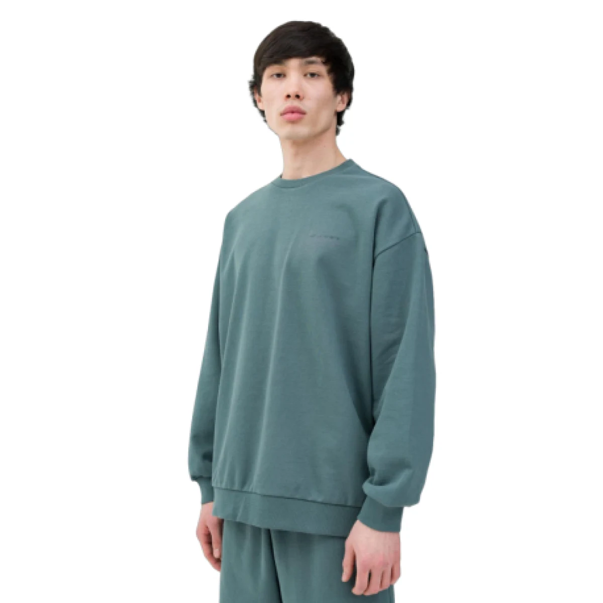 Pánska mikina 4F SWEATSHIRT-WSS24TSWSM1027-44S-OLIVE · záber 1