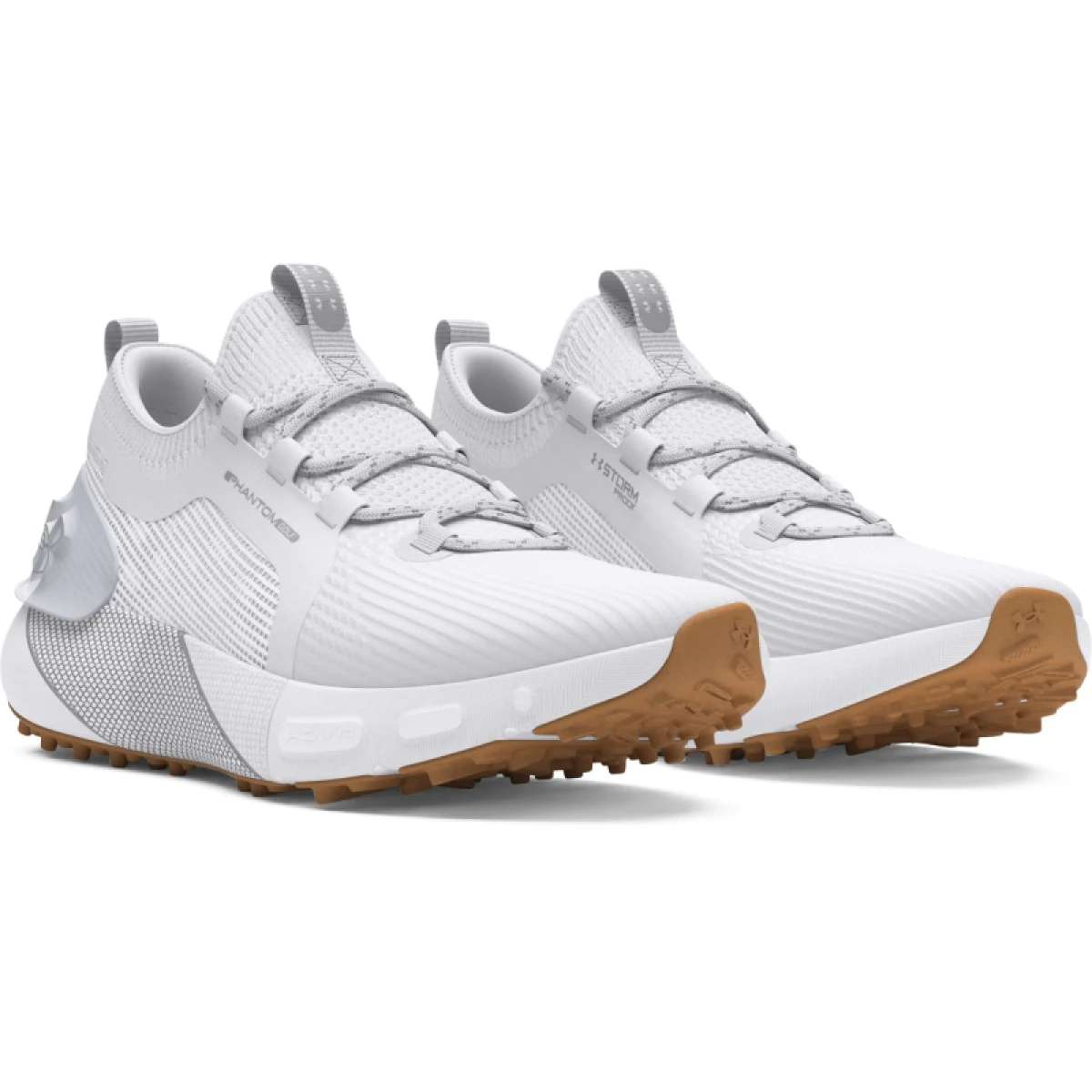 Pánske golfové topánky s hrotmi UNDER ARMOUR UA Phantom Golf white white mod gray · záber 4
