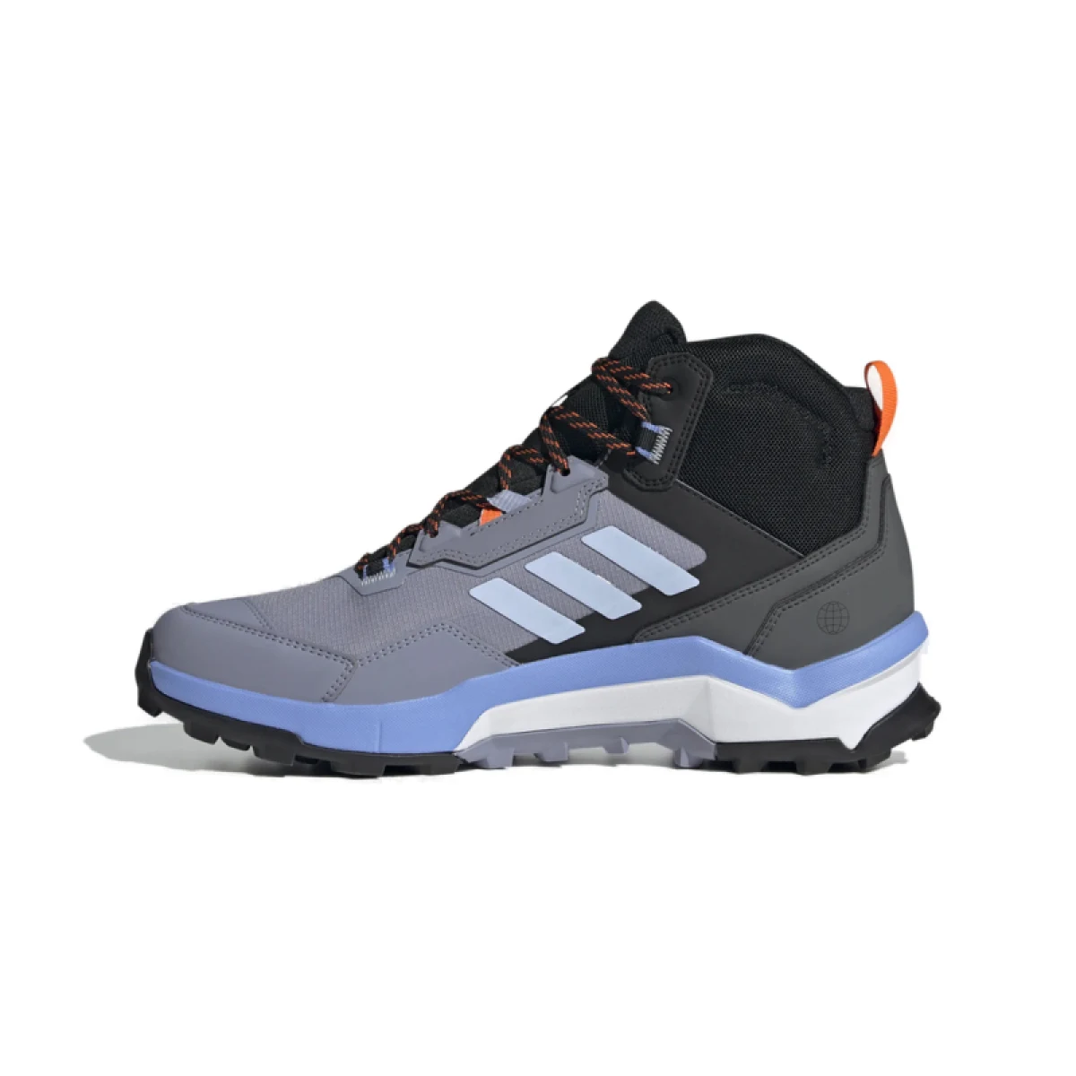 Pánska členková turistická obuv ADIDAS Terrex AX4 Mid GTX silver violet blue dawn core black · záber 2