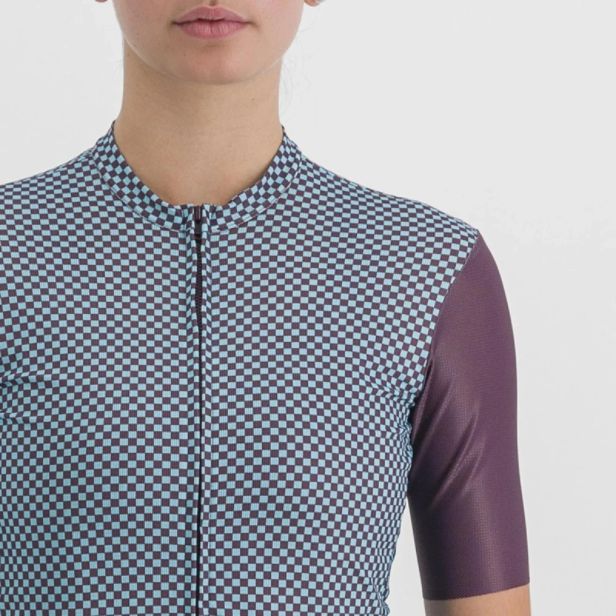 Dámsky cyklistický dres s krátkym rukávom SPORTFUL Checkmate w jersey, huckleberry blue radiance · záber 4