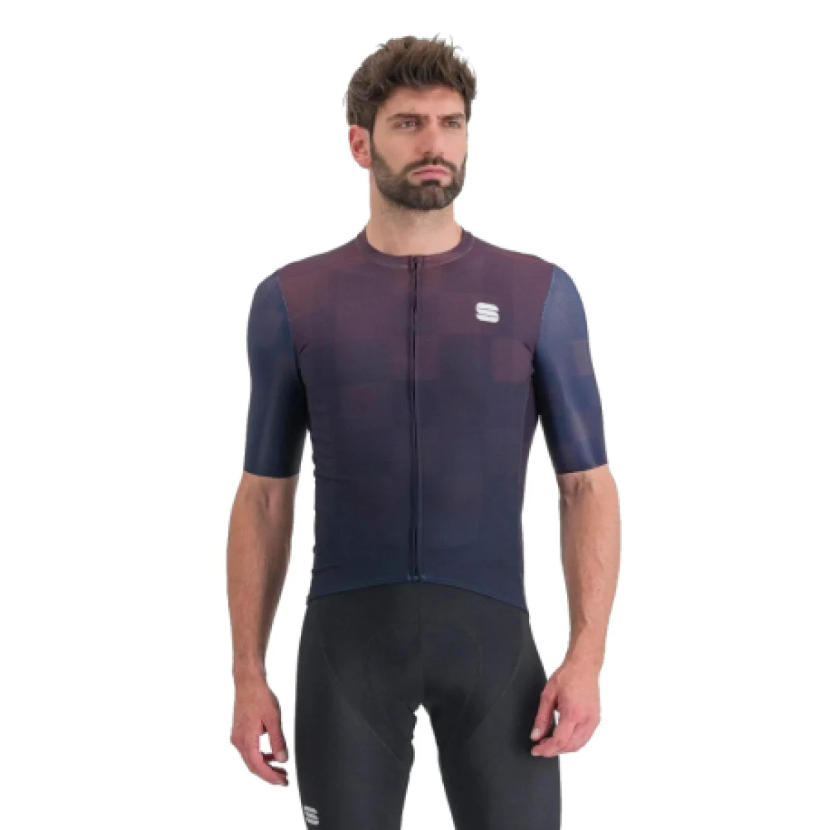 Pánsky cyklistický dres s krátkym rukávom SPORTFUL Rocket jersey, galaxy blue mulled grape · záber 1