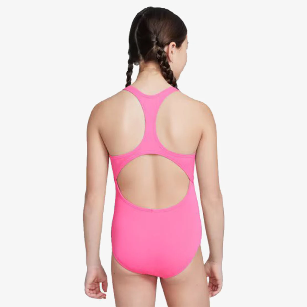 Dievčenské plavecké jednodielne plavky NIKE SWIM ESSENTIAL HYPER PINK-HYPER PINK · záber 3