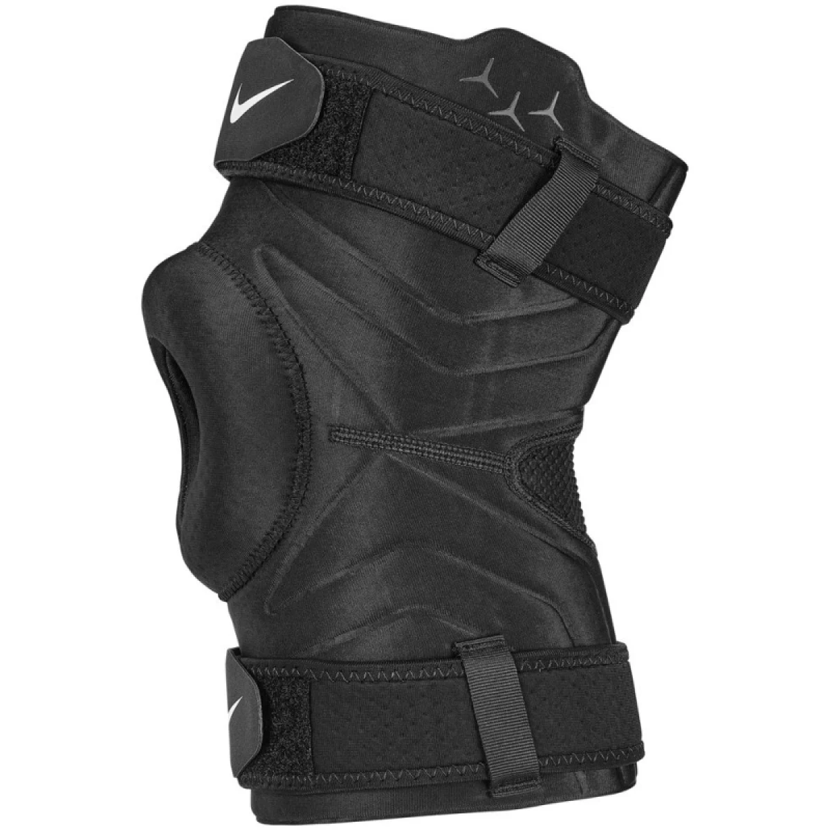 Fitness chránič NIKE PRO OPEN KNEE SLEEVE WITH STRAP BLACK WHITE · záber 2