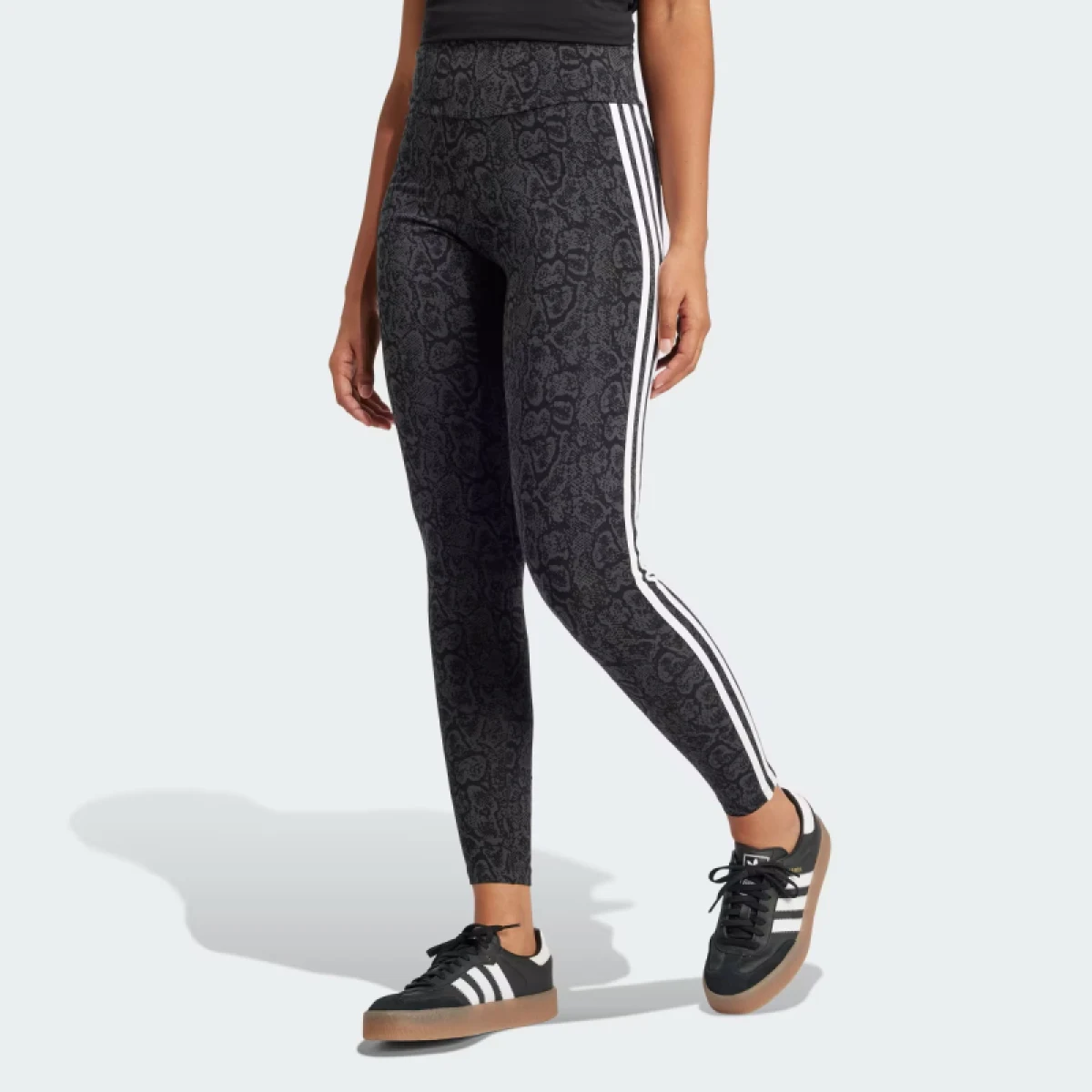 Dámske legíny ADIDAS ORIGINALS SNAKE AOP LGNGS-JC5751-Grey · záber 2