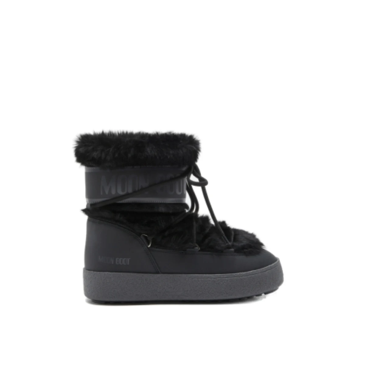 Dámske členkové zimné topánky MOON BOOT MB LTRACK FAUX FUR WP, N001 BLACK · záber 1