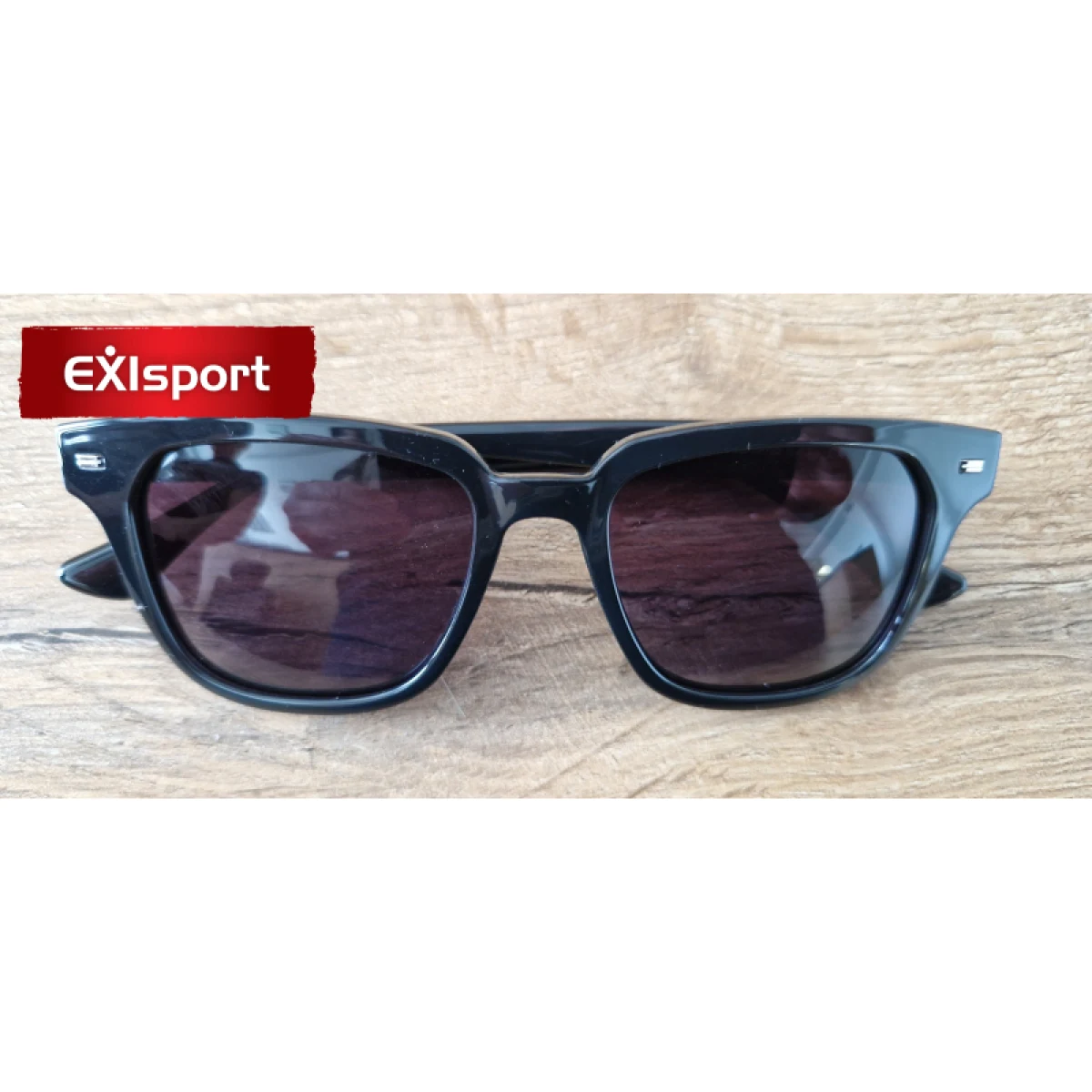 Polarizačné slnečné okuliare H.I.S. POLARIZED HPS38109-1, black, smoke gradient POL, 51-18-145 · záber 2
