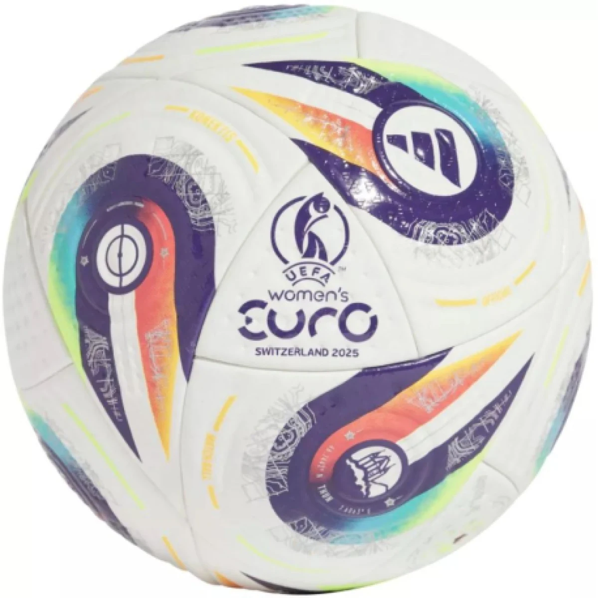 Futbalová lopta ADIDAS W EURO25 PRO WHITE PANTON PANTON · záber 1