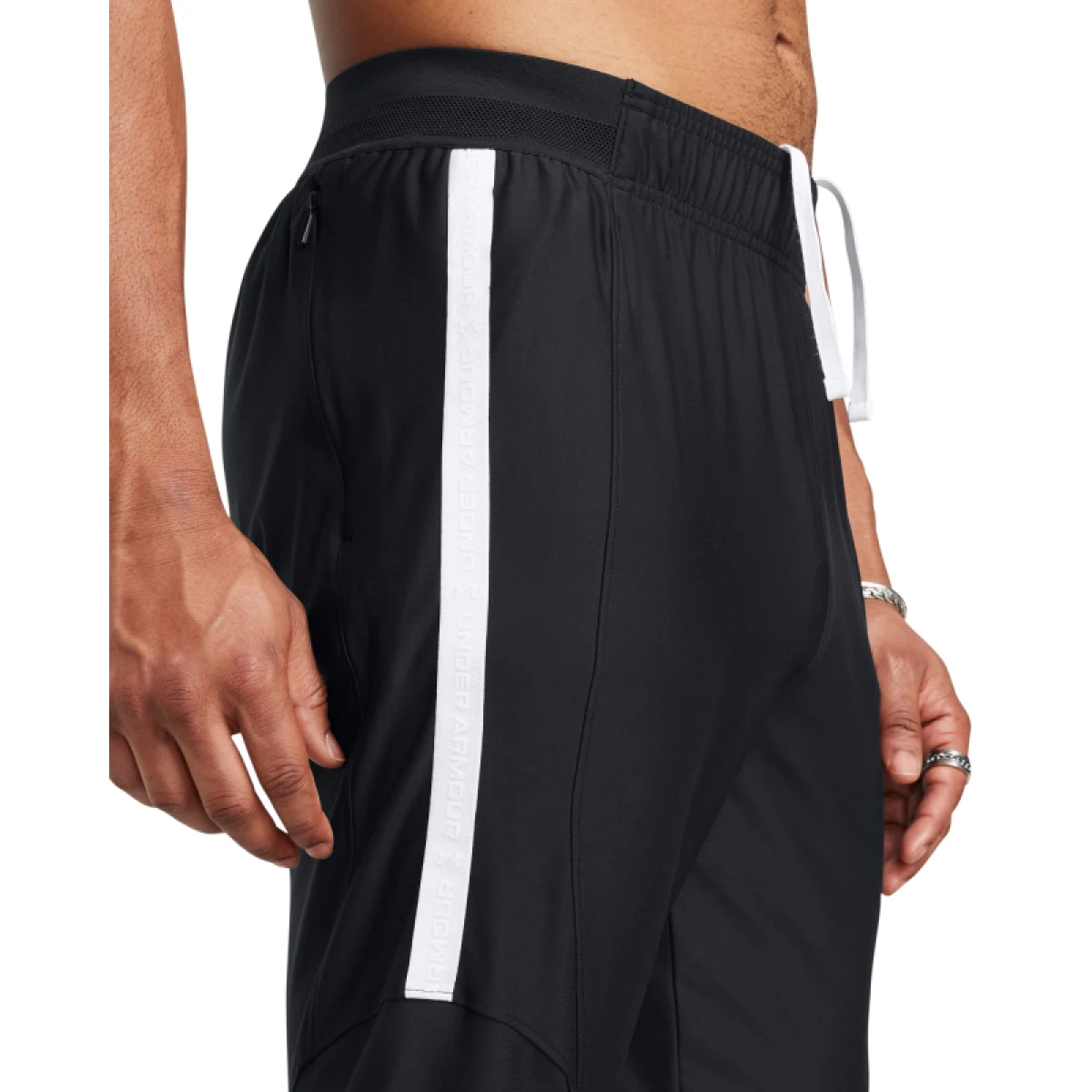 Pánske tepláky UNDER ARMOUR UA Ms Ch. Pro Pant-BLK · záber 2