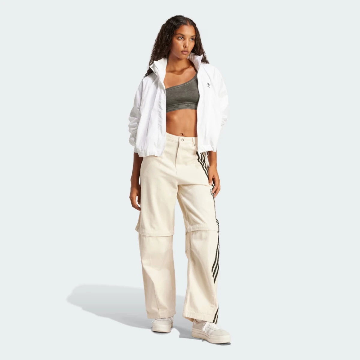 Dámska tréningová športová podprsenka ADIDAS ORIGINALS RIB BRA TOP-JC7558-Black · záber 4