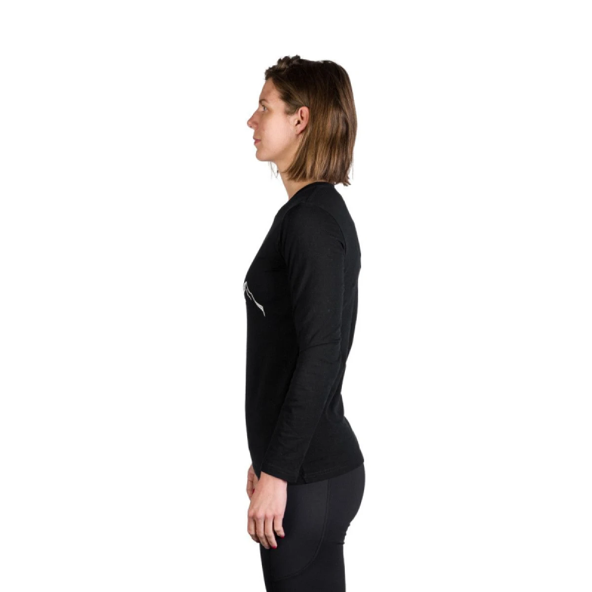 Dámske turistické tričko s dlhým rukávom NORTHFINDER SHARI-269black · záber 3