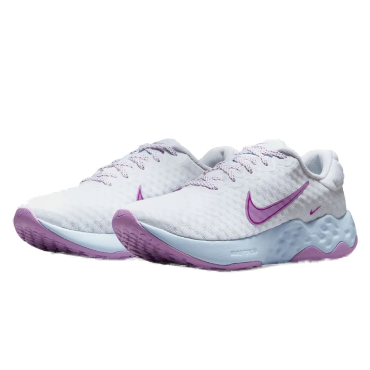 Dámska športová obuv (tréningová) NIKE Renew Ride 3 white blue tint vivid purple rush fuchsia · záber 4