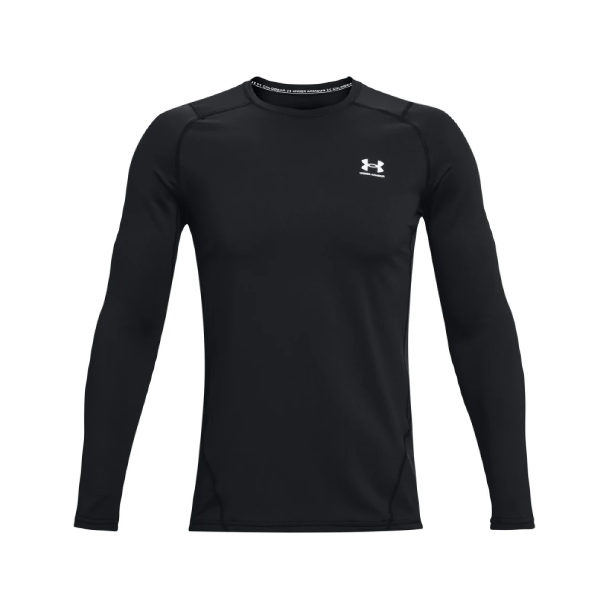 Pánske kompresné tričko s dlhým rukávom UNDER ARMOUR UA CG Armour Fitted Crew-BLK · záber 5