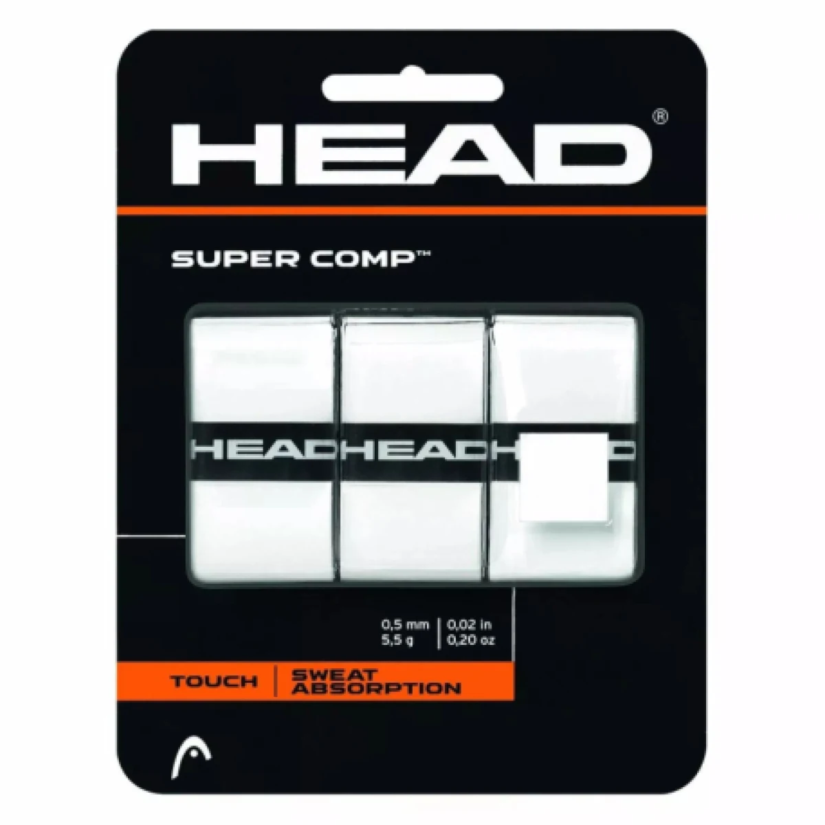 Vrchná omotávka HEAD SUPER COMP White · záber 1