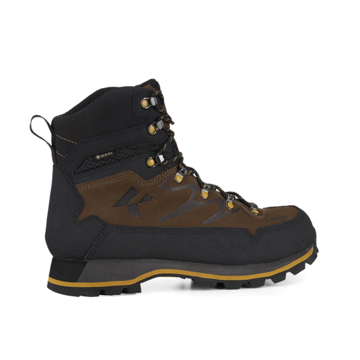 Pánska vysoká turistická celokožená obuv KAYLAND Vector Gtx, Black brown · záber 2