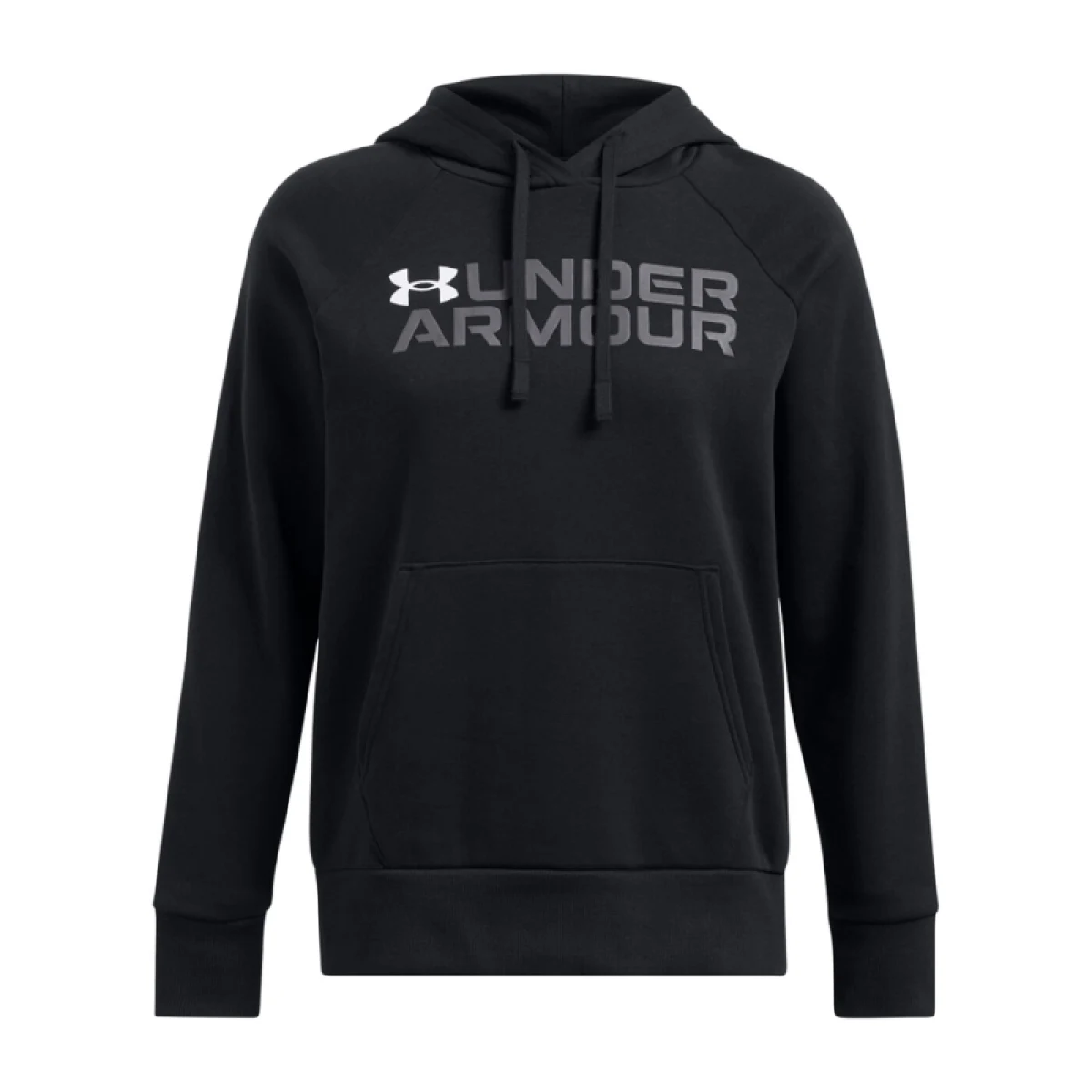 Dámska zateplená mikina s kapucňou UNDER ARMOUR Rival Fleece Wordmark Hoodie-BLK · záber 4
