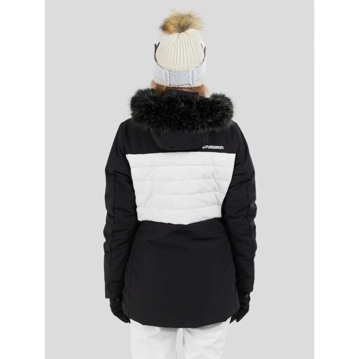 Dámska lyžiarska bunda FUNDANGO Salina Padded Jacket-890-black · záber 3