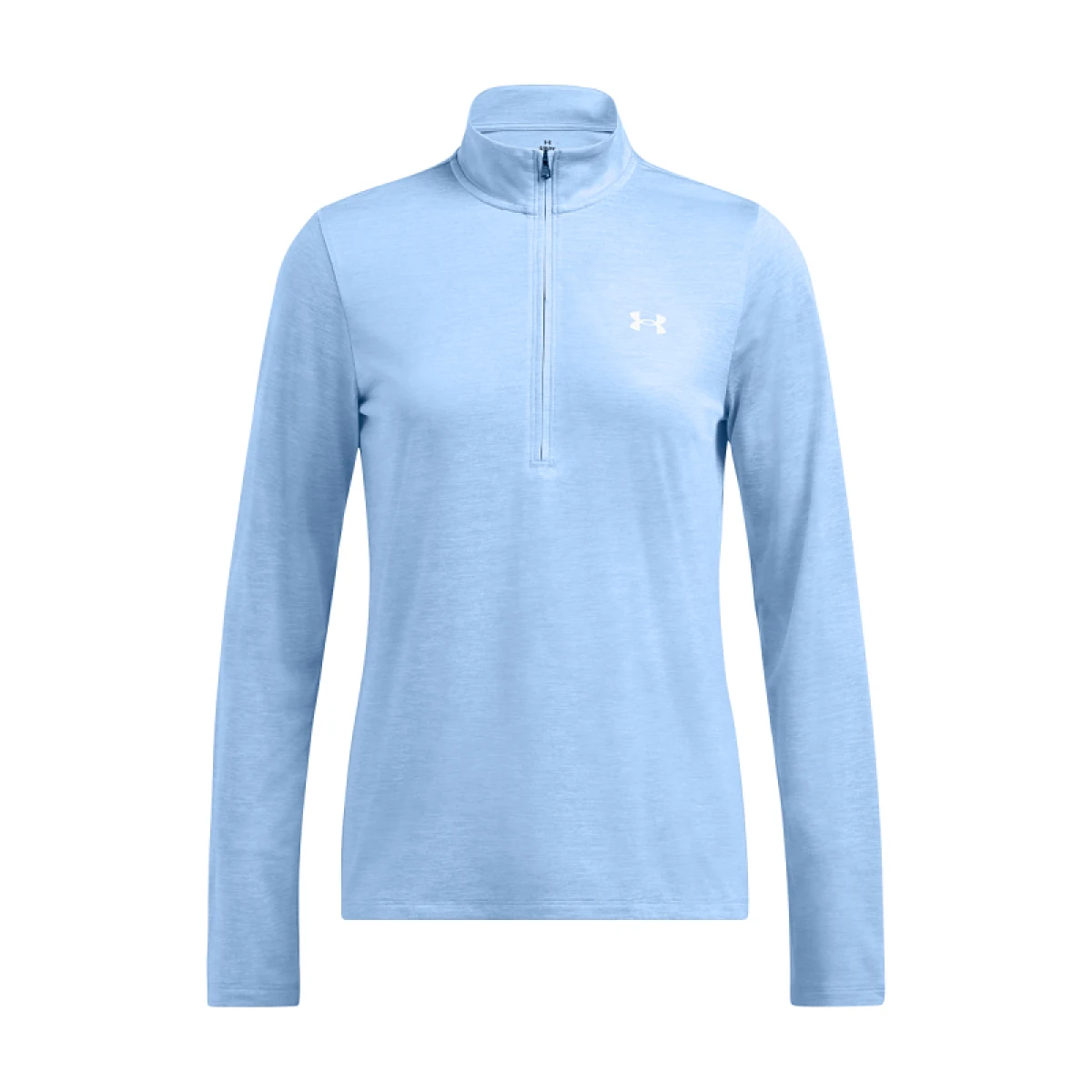 Dámska bežecká mikina s 1 2 zipsom UNDER ARMOUR Tech 1 2 Zip- Twist-BLU · záber 3