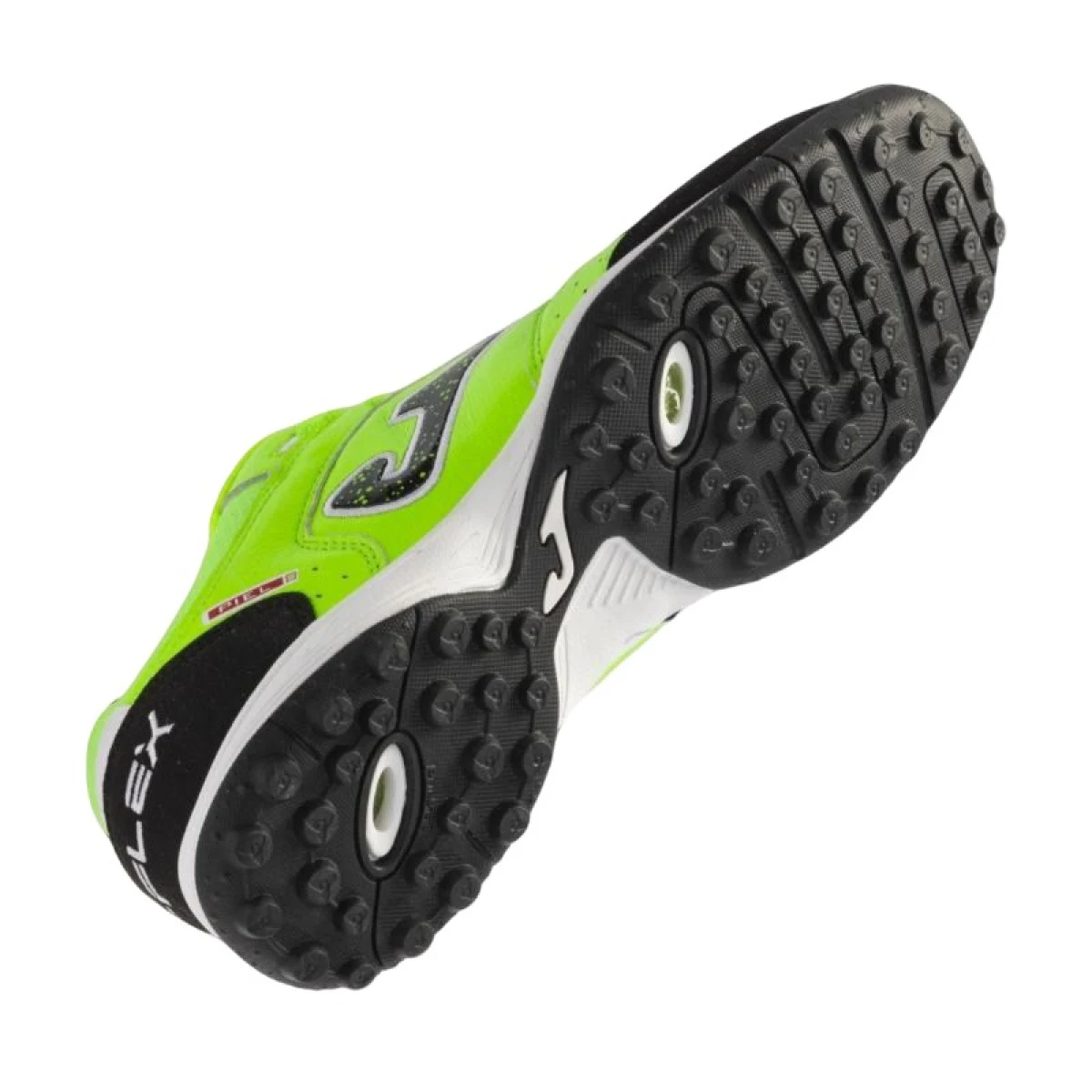 Pánske futbalové kopačky turfy JOMA Top Flex M TF fluorescent green · záber 5