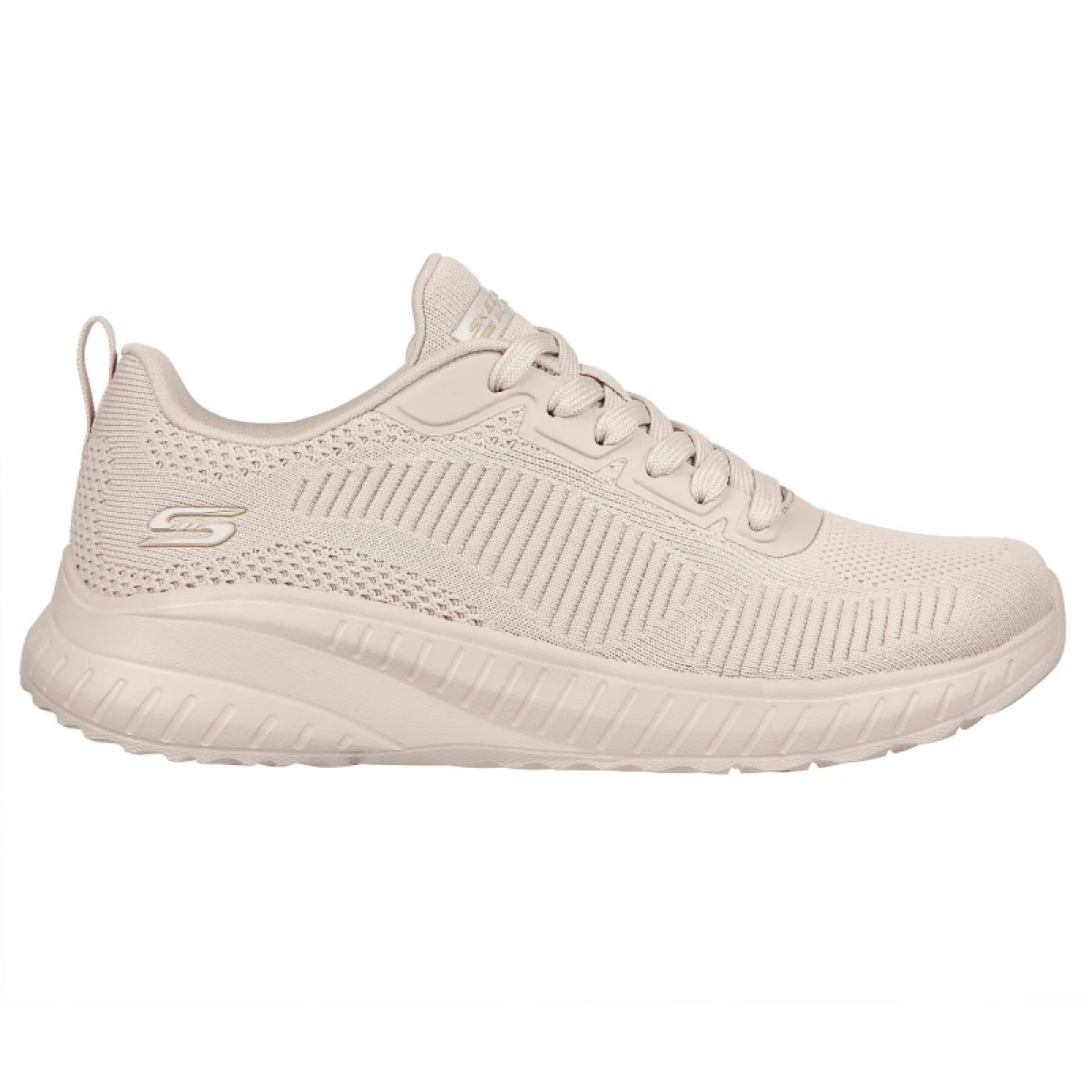 Dámska rekreačná obuv SKECHERS Bobs Sport Squad Chaos Face Off W nude natural · záber 2